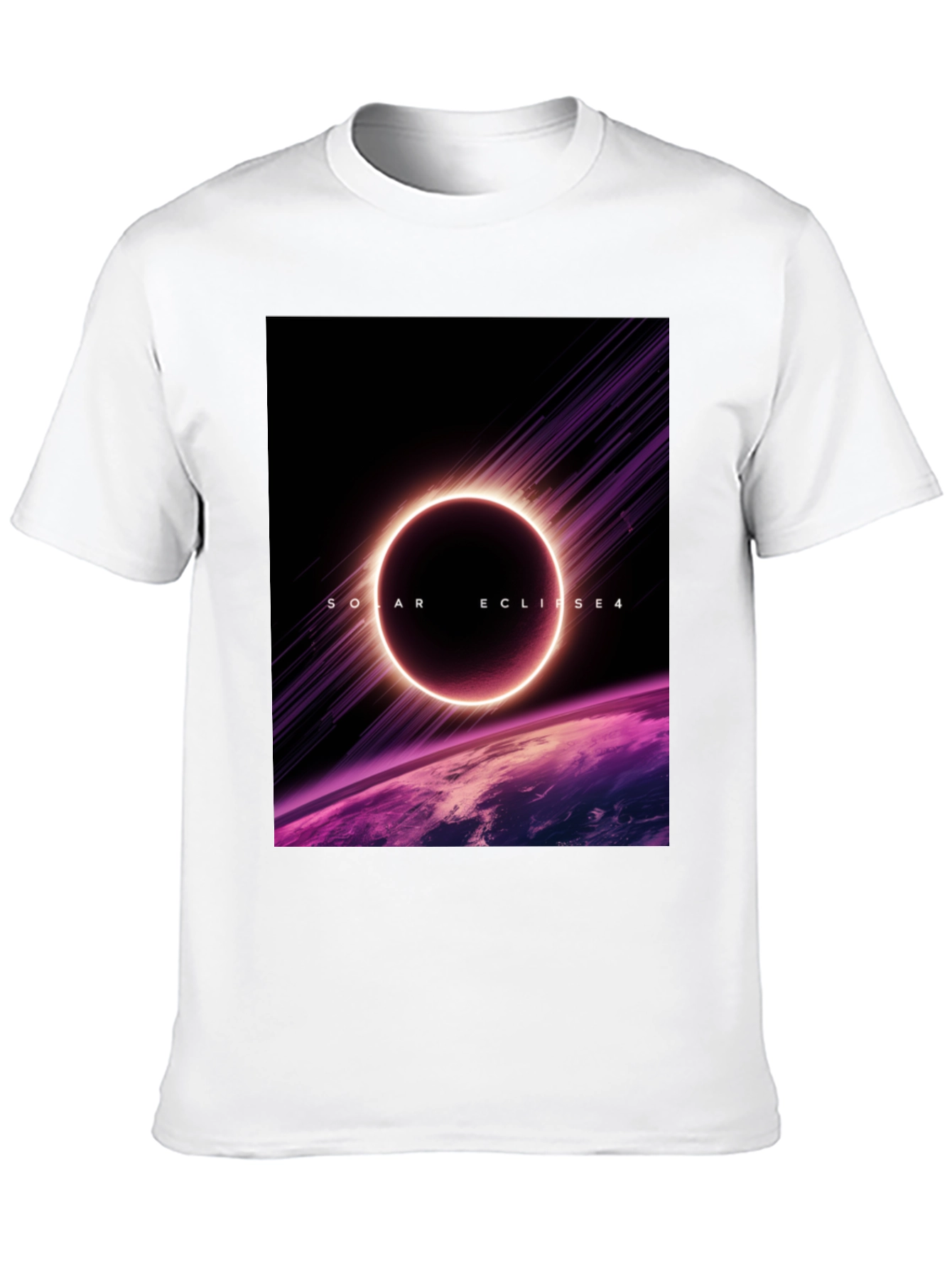 Solar Eclipse Graphic Tee - Black