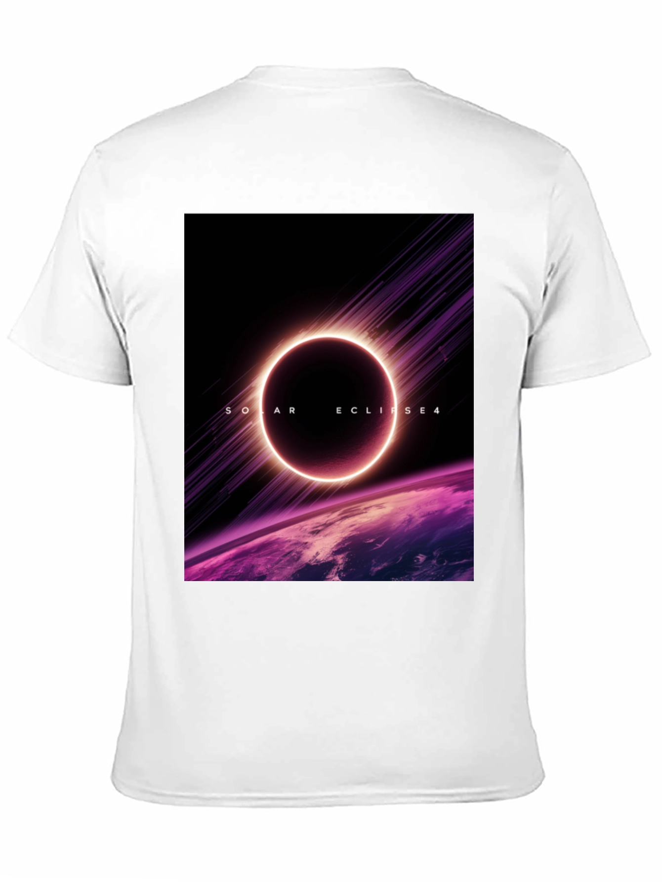 Solar Eclipse Graphic Tee - Black