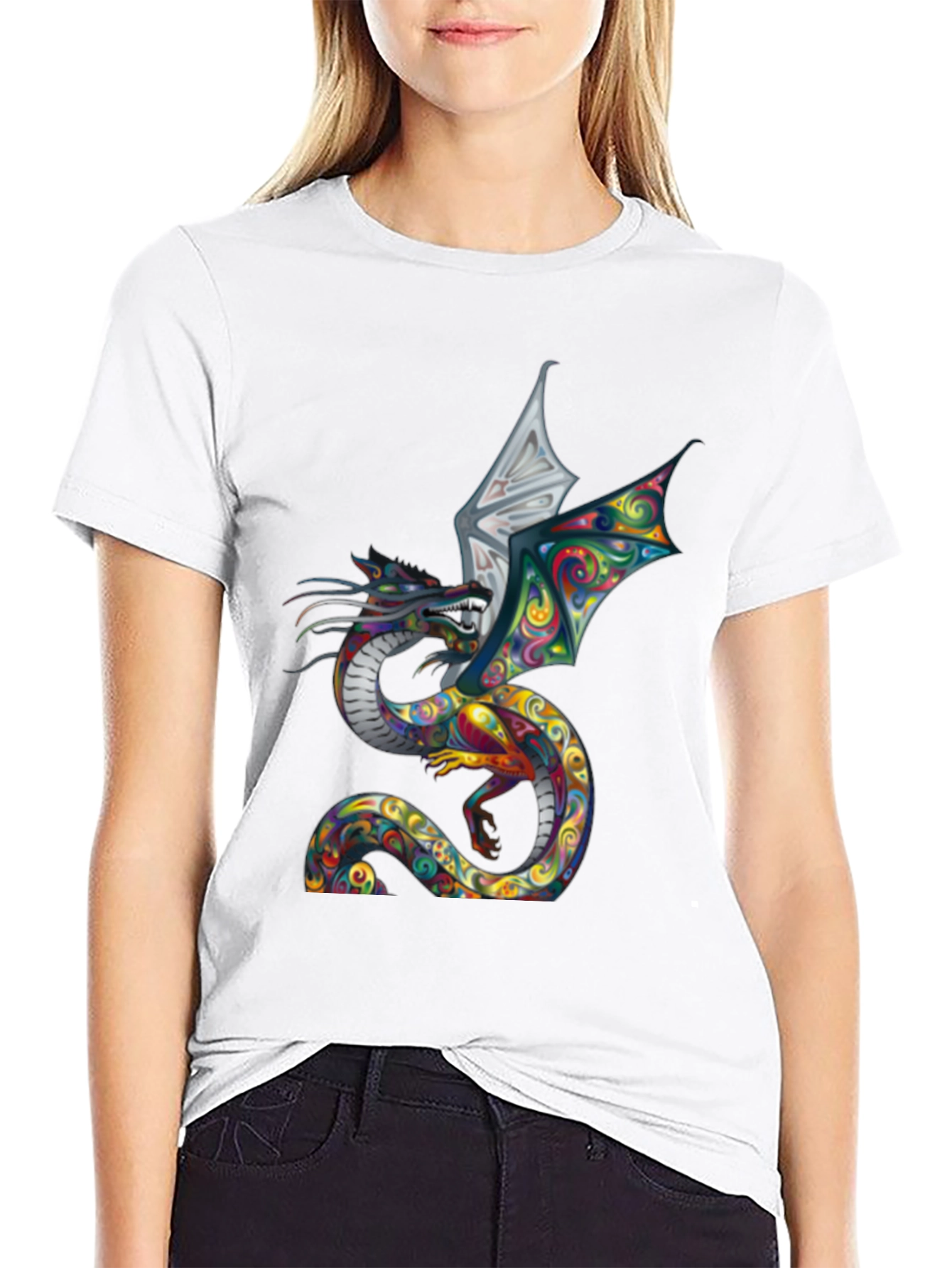 Dragon Graphic Tee - Vibrant & Unique Design