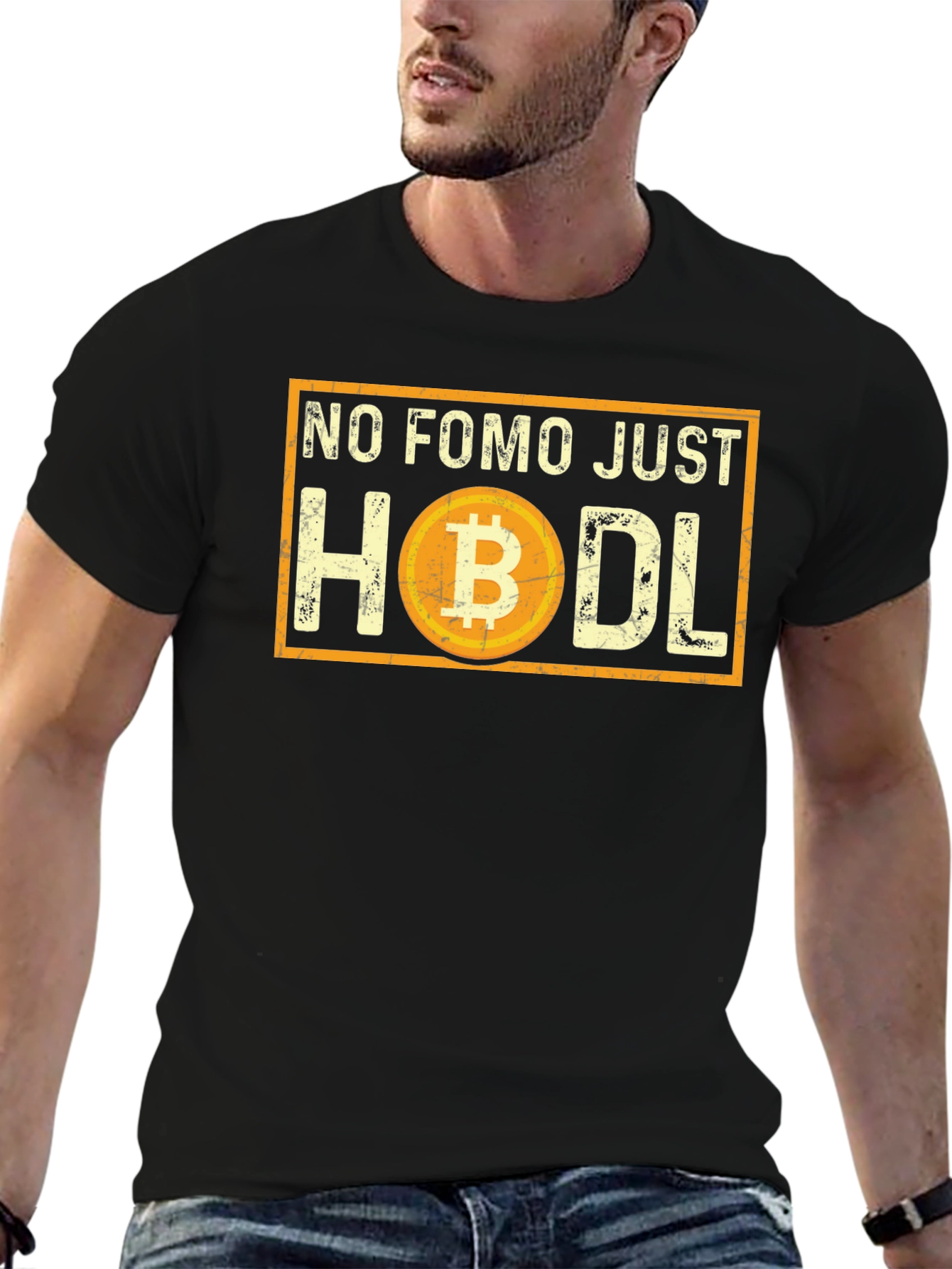 No FOMO Just Hodl Bitcoin Crypto T-Shirt