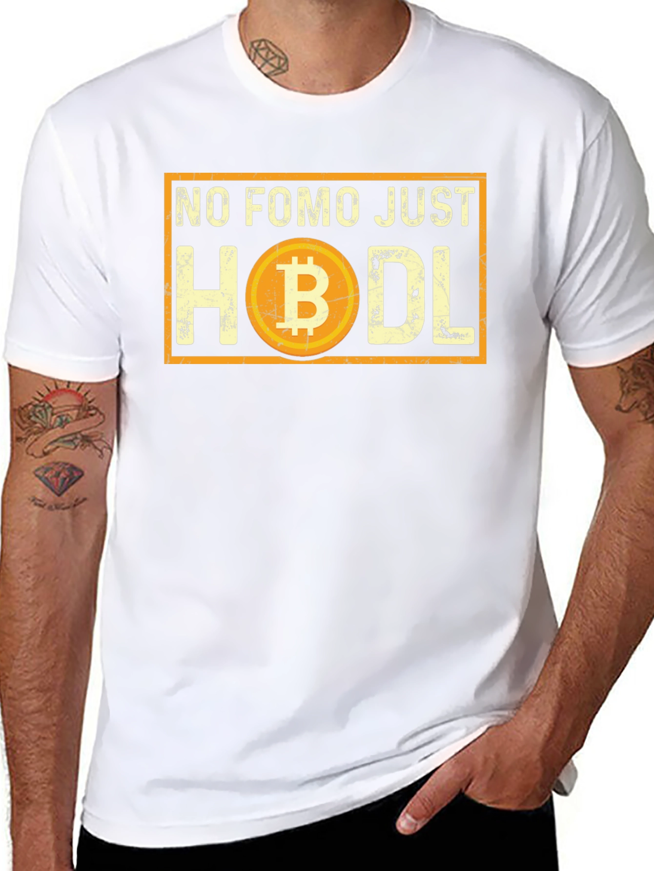No FOMO Just Hodl Bitcoin Crypto T-Shirt