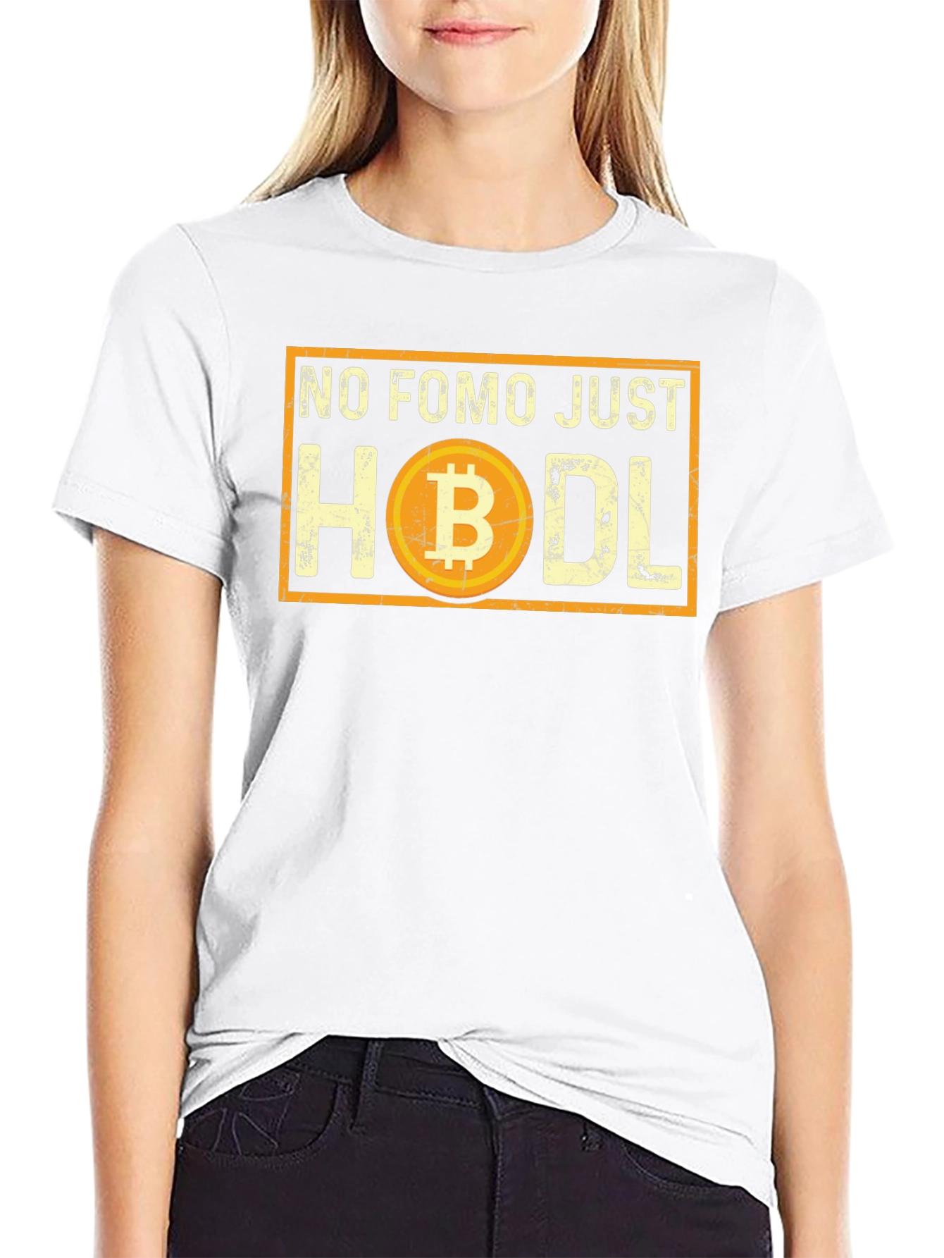No FOMO Just Hodl Bitcoin Crypto T-Shirt