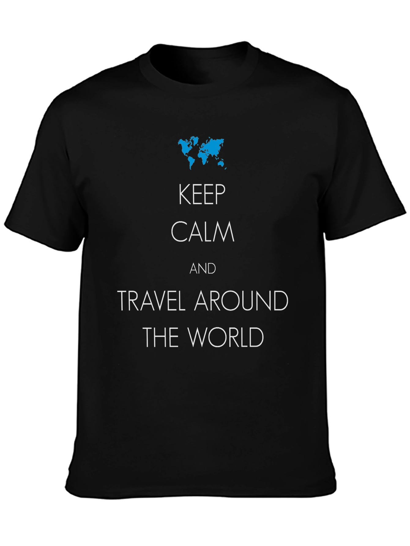 Keep Calm Travel Around the World T-Shirt