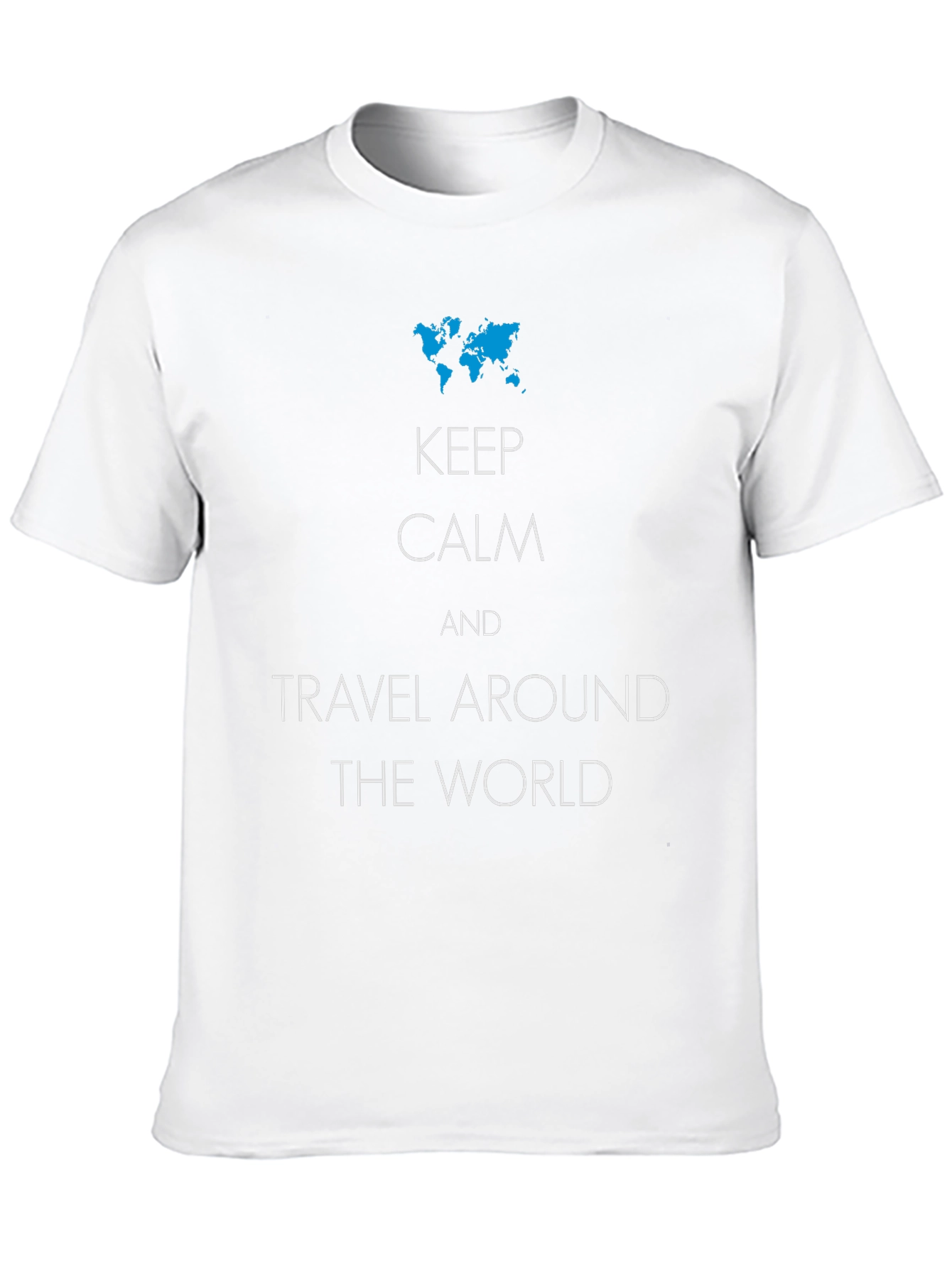Keep Calm Travel Around the World T-Shirt