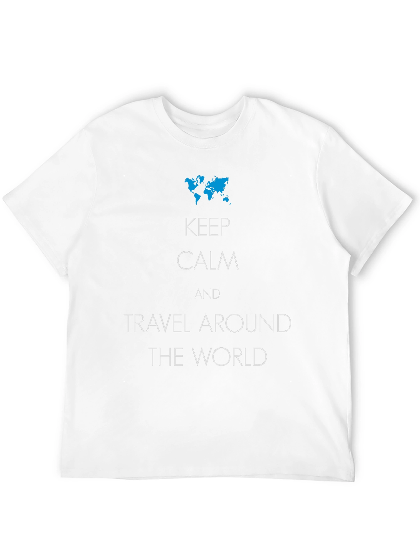 Keep Calm Travel Around the World T-Shirt