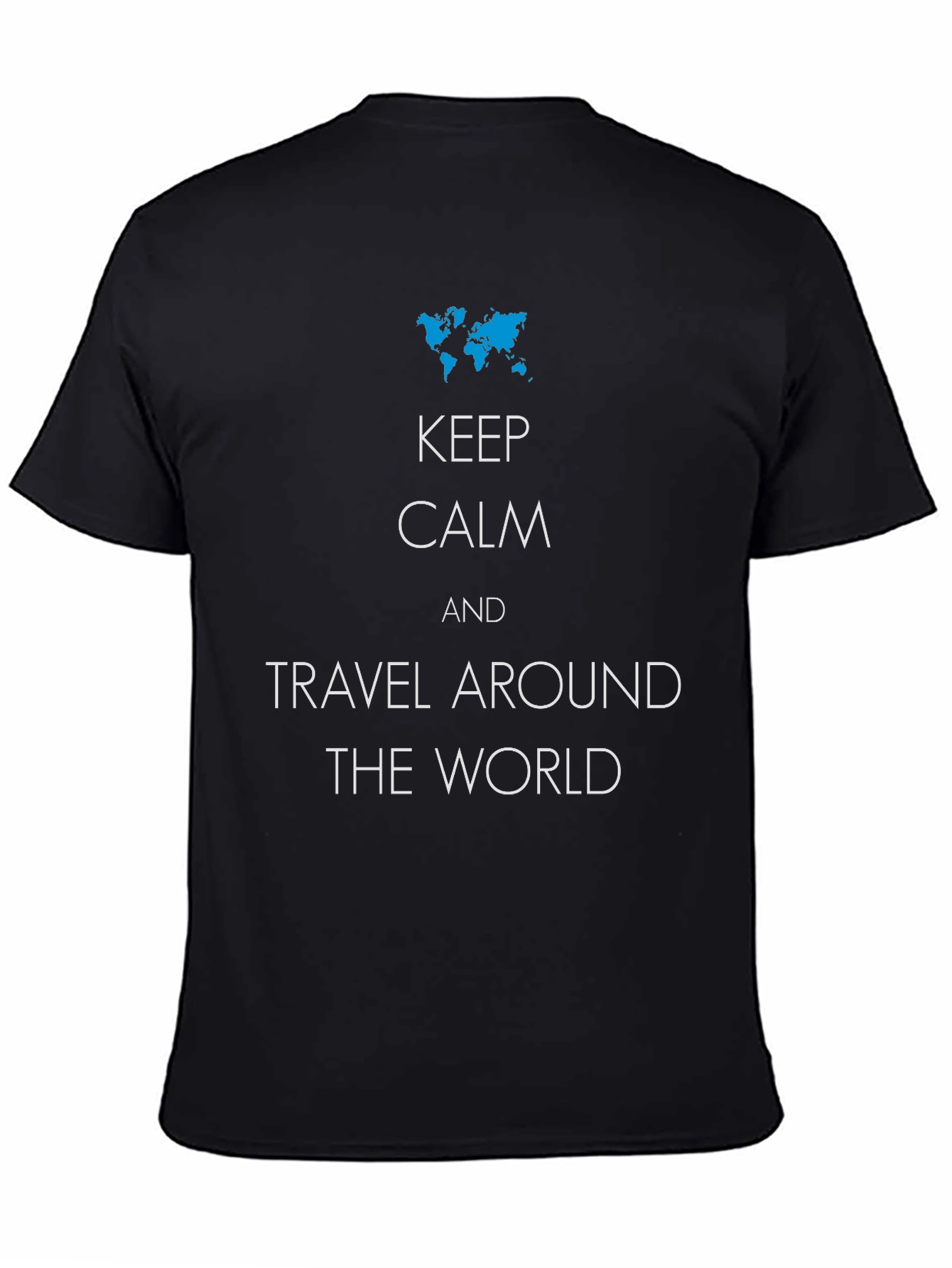 Keep Calm Travel Around the World T-Shirt