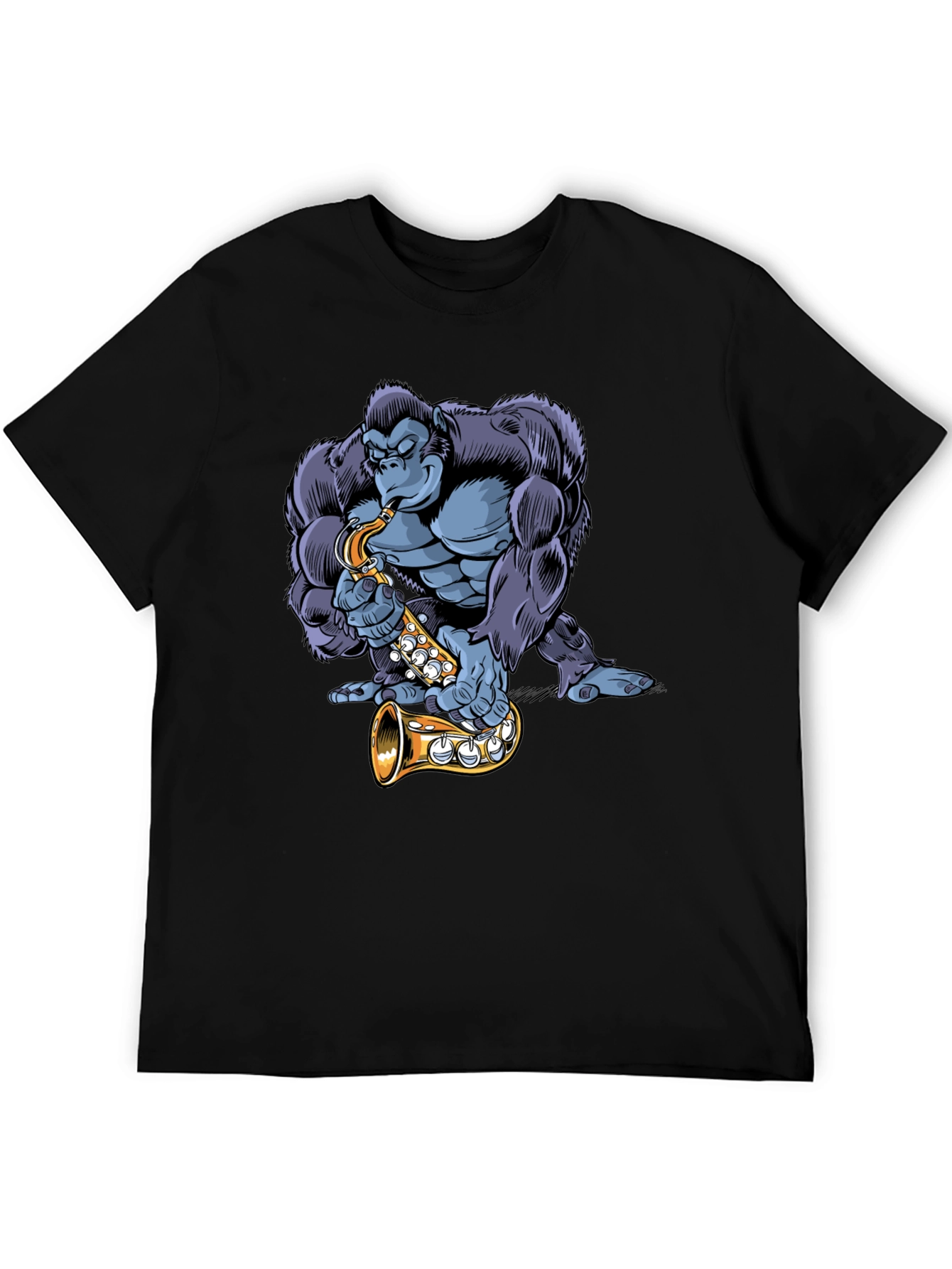 Gorilla Sax Player Graphic Tee