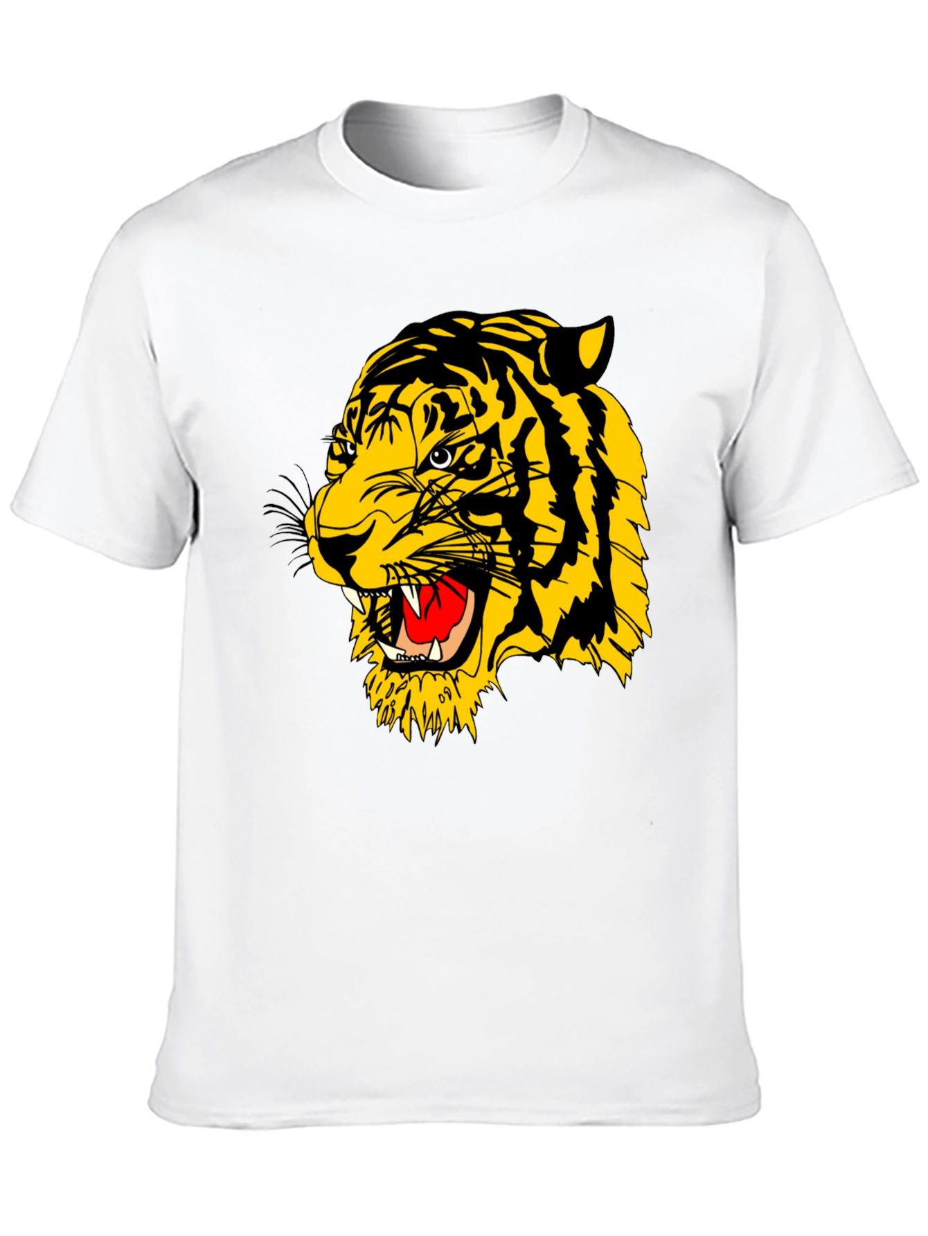 Roaring Tiger Graphic Black T-Shirt