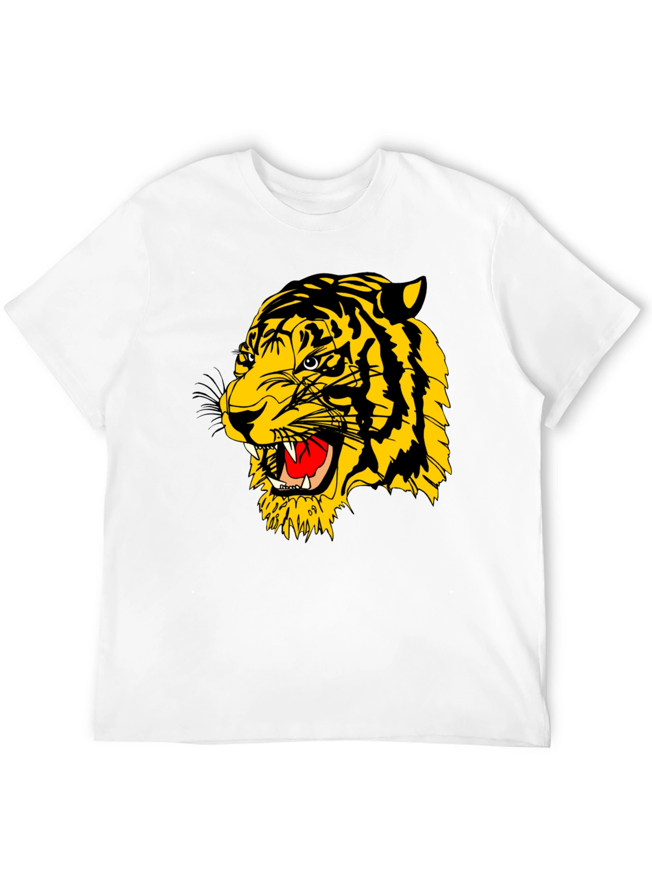 Roaring Tiger Graphic Black T-Shirt