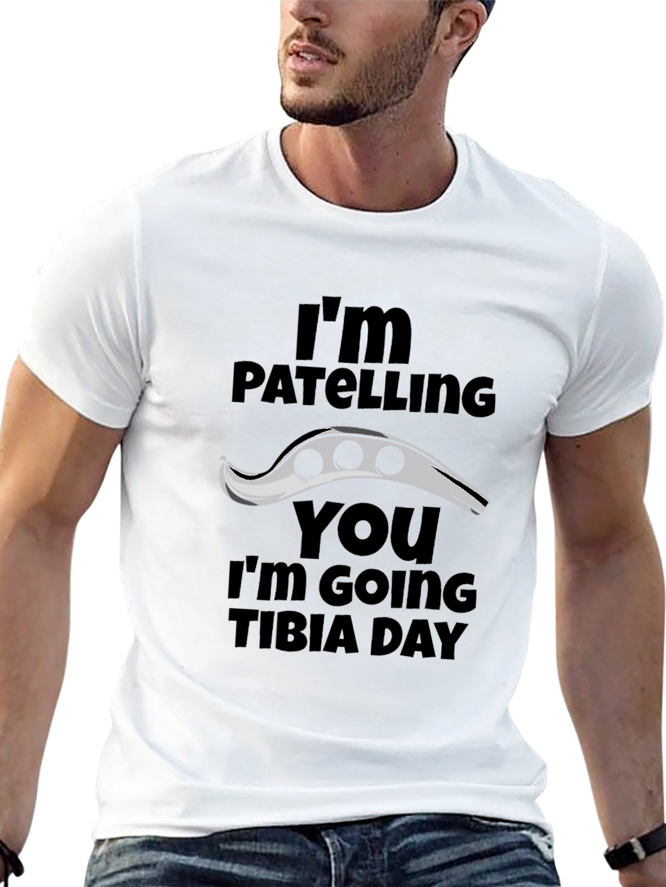 Funny Anatomy Pun T-Shirt - Patelling You Tibia Day