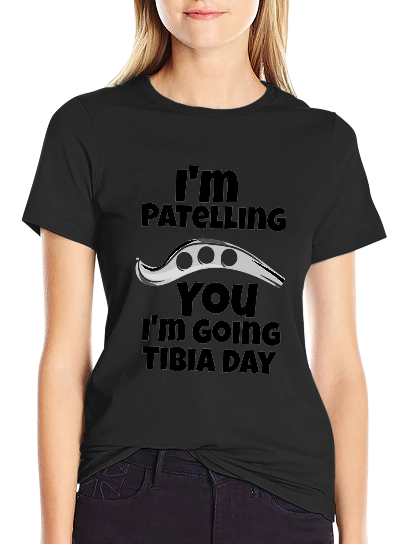 Funny Anatomy Pun T-Shirt - Patelling You Tibia Day