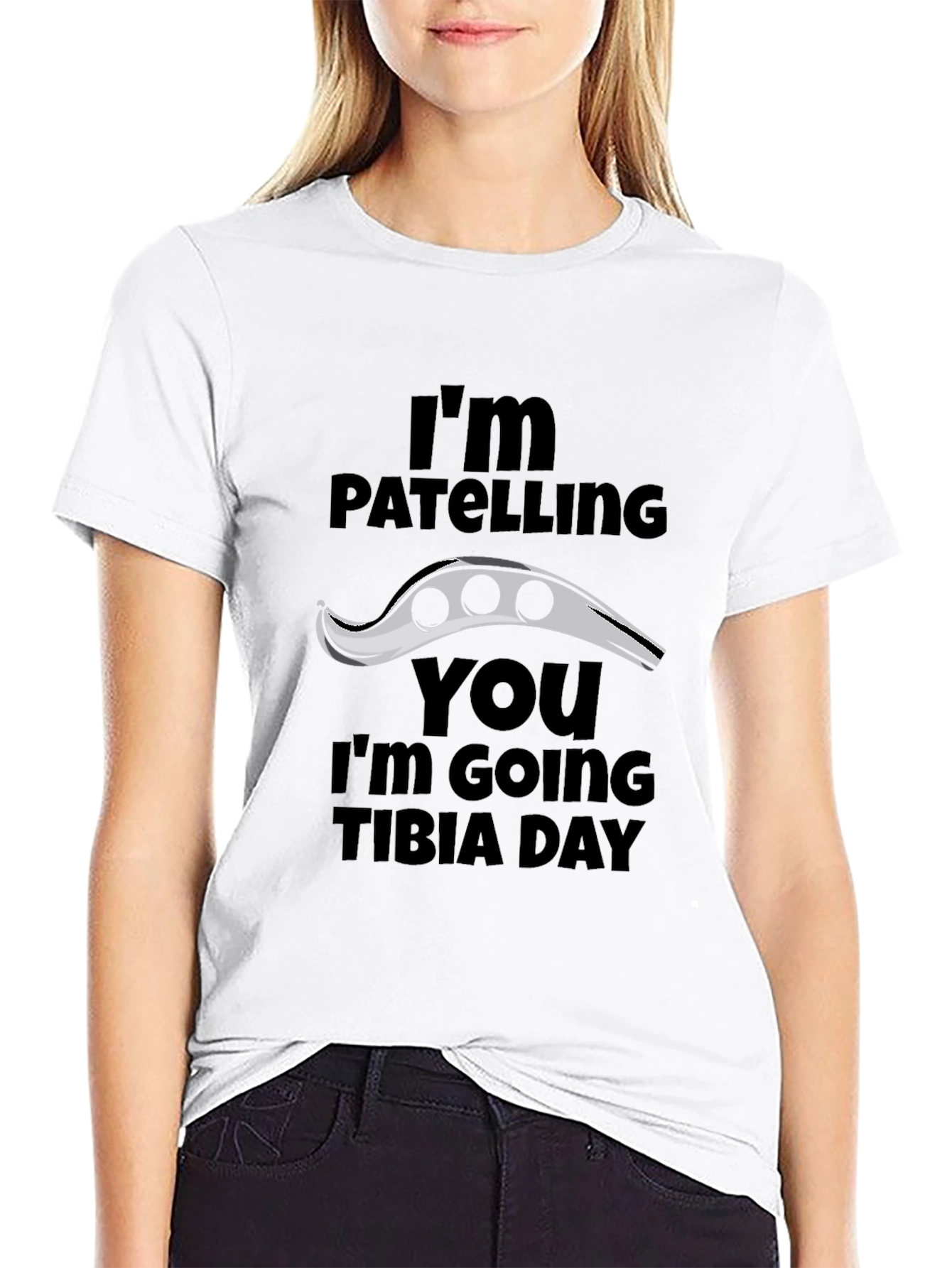 Funny Anatomy Pun T-Shirt - Patelling You Tibia Day
