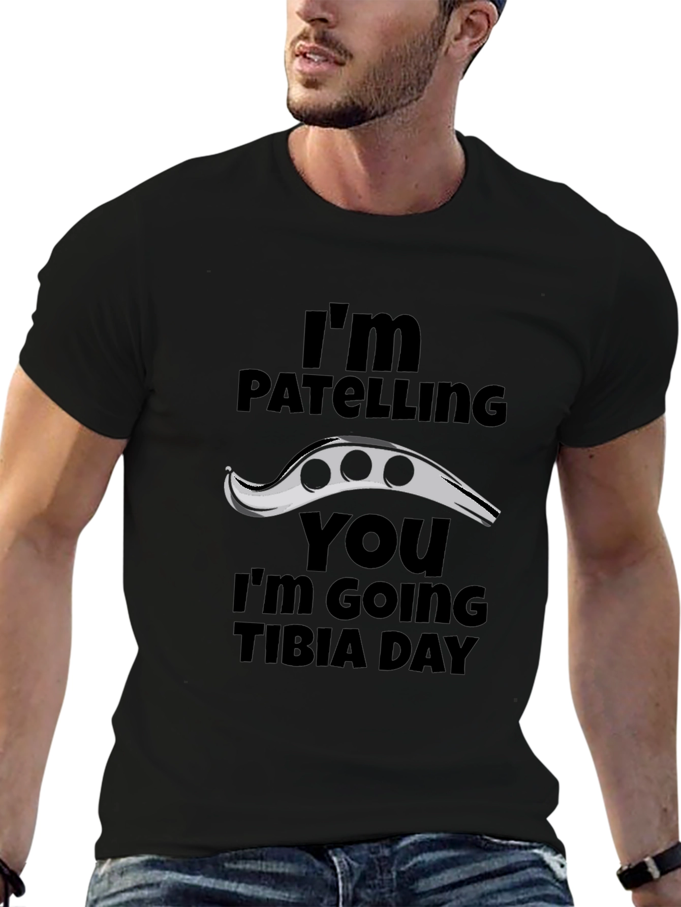 Funny Anatomy Pun T-Shirt - Patelling You Tibia Day