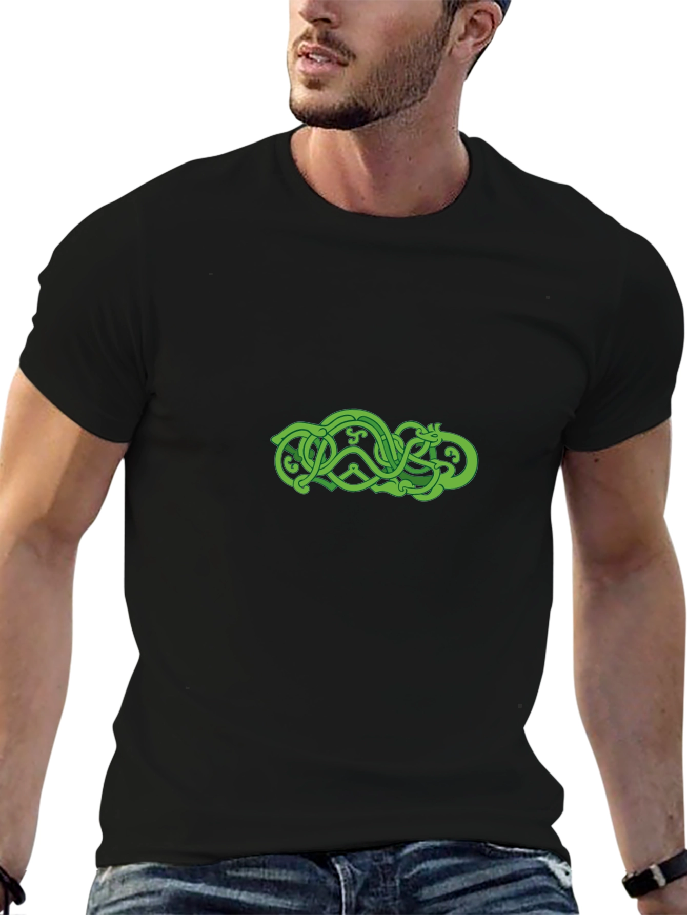 Celtic Knot Dragon Graphic Tee