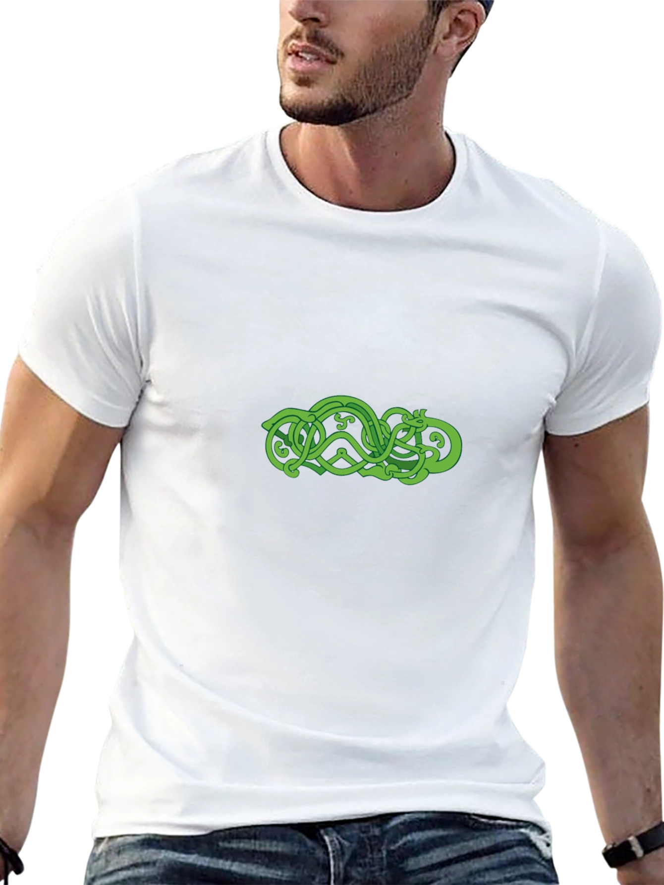 Celtic Knot Dragon Graphic Tee