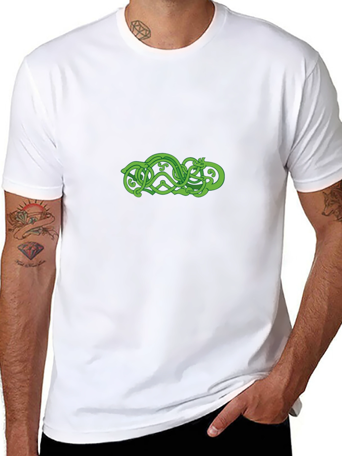 Celtic Knot Dragon Graphic Tee