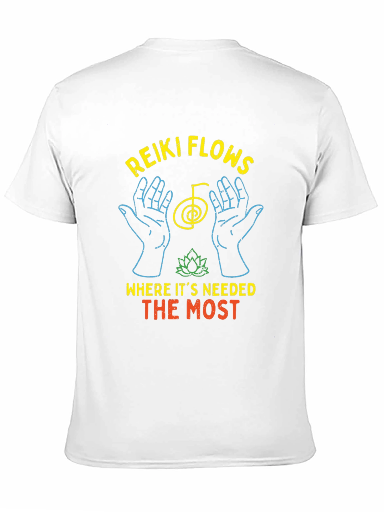 Reiki Flows T-Shirt - Energy Healing Design