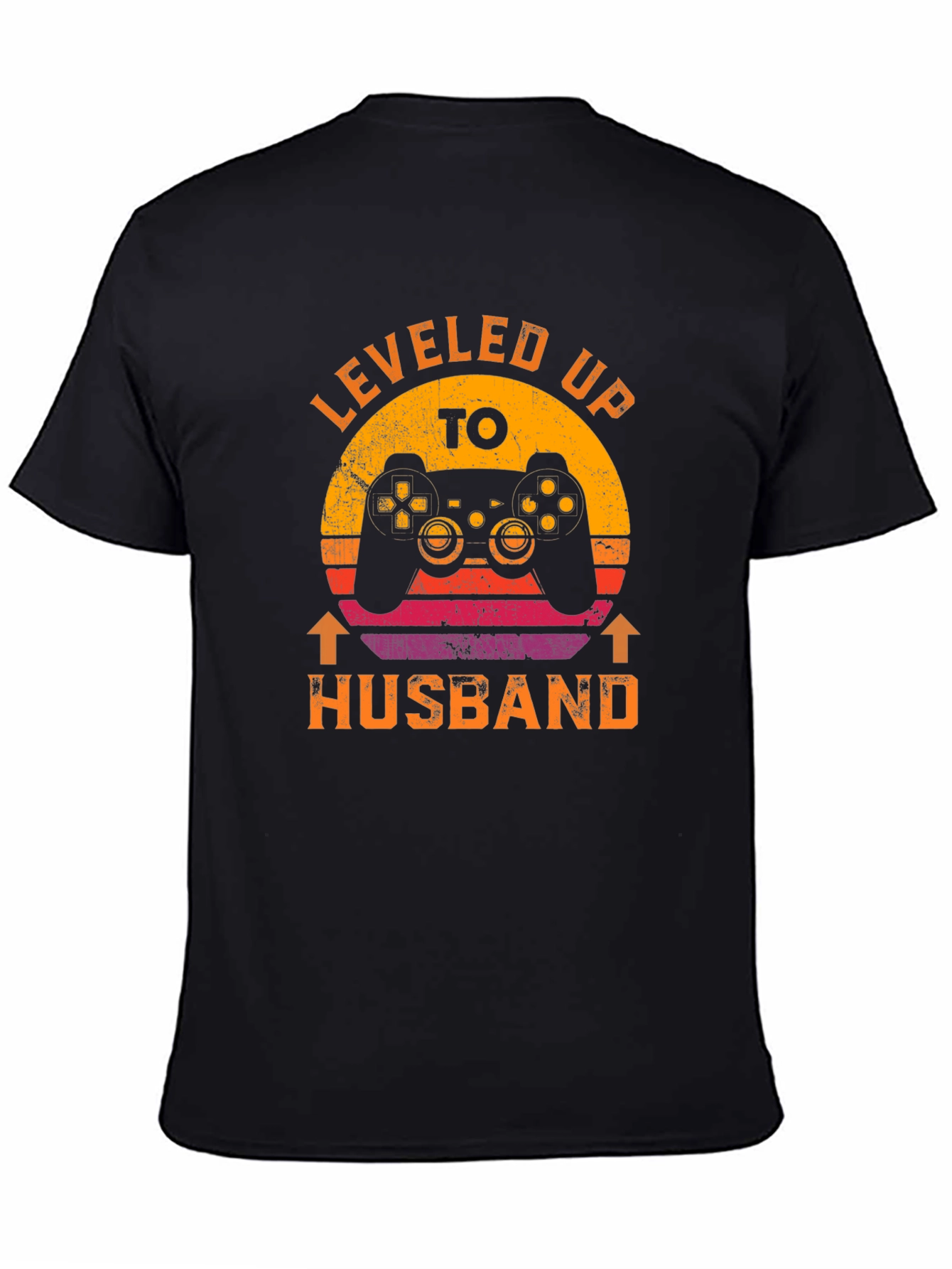 Leveled Up to Husband Gaming T-Shirt