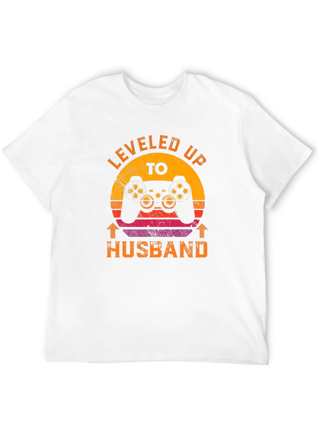 Leveled Up to Husband Gaming T-Shirt