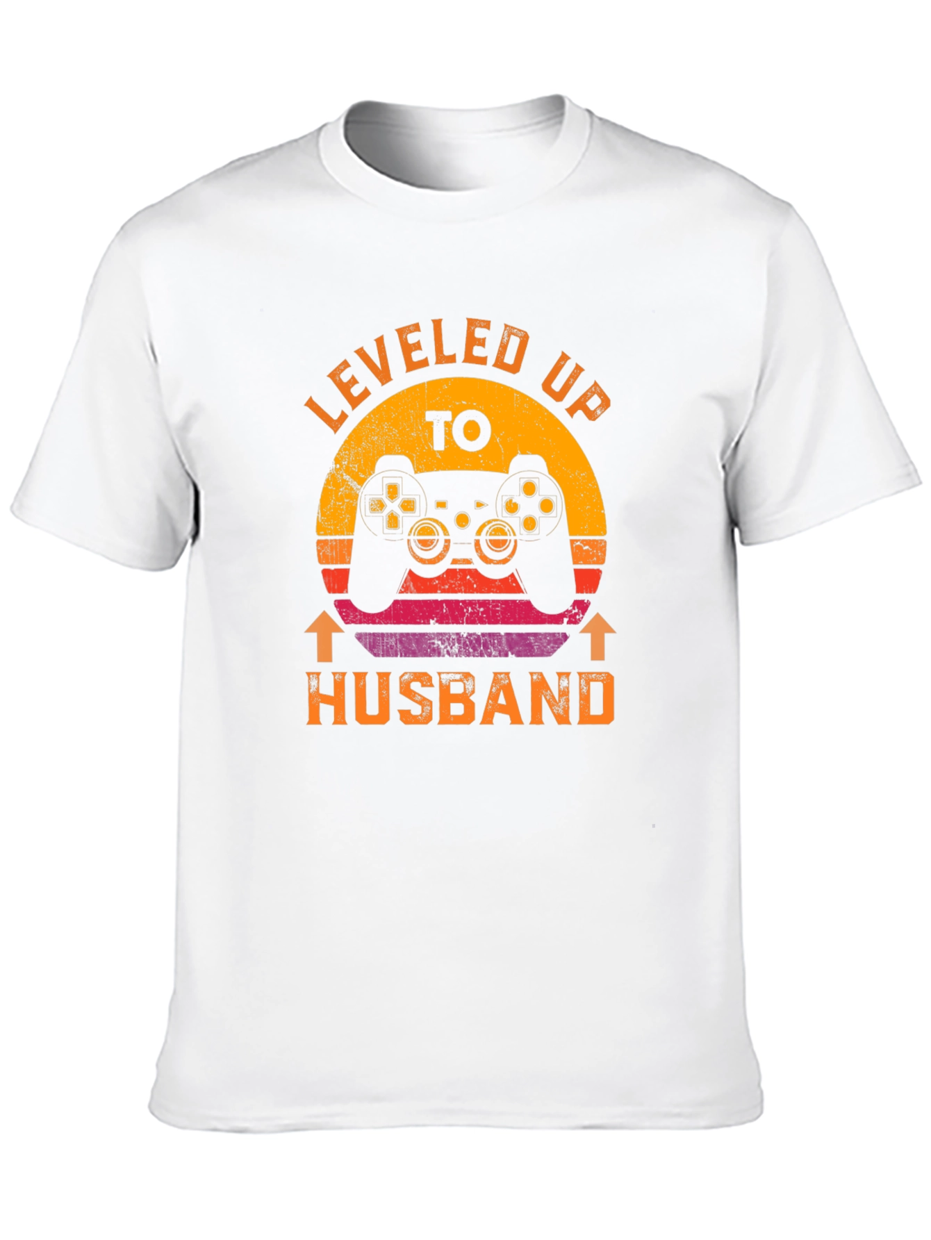 Leveled Up to Husband Gaming T-Shirt