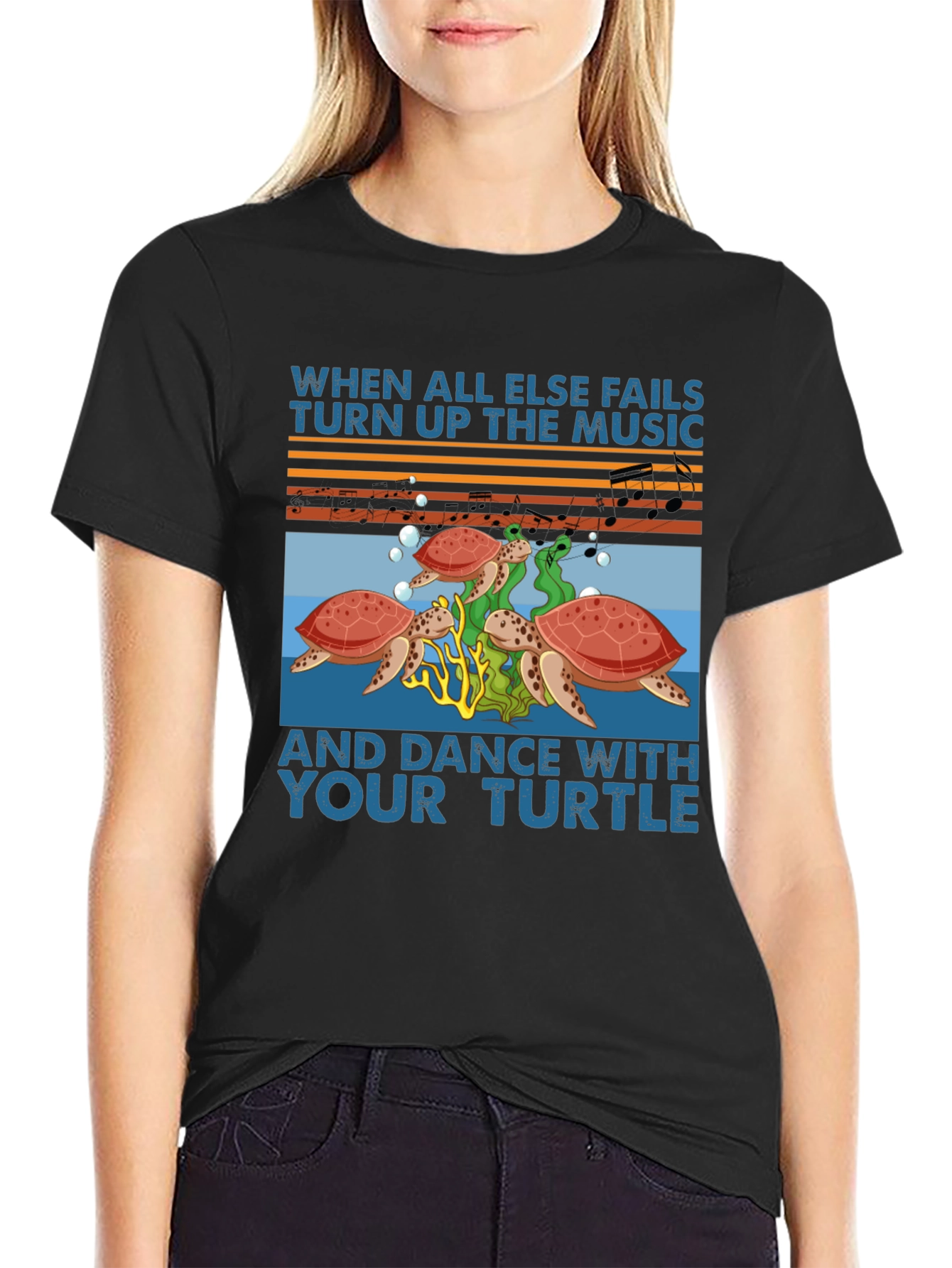 Turtle Music T-Shirt - When All Else Fails