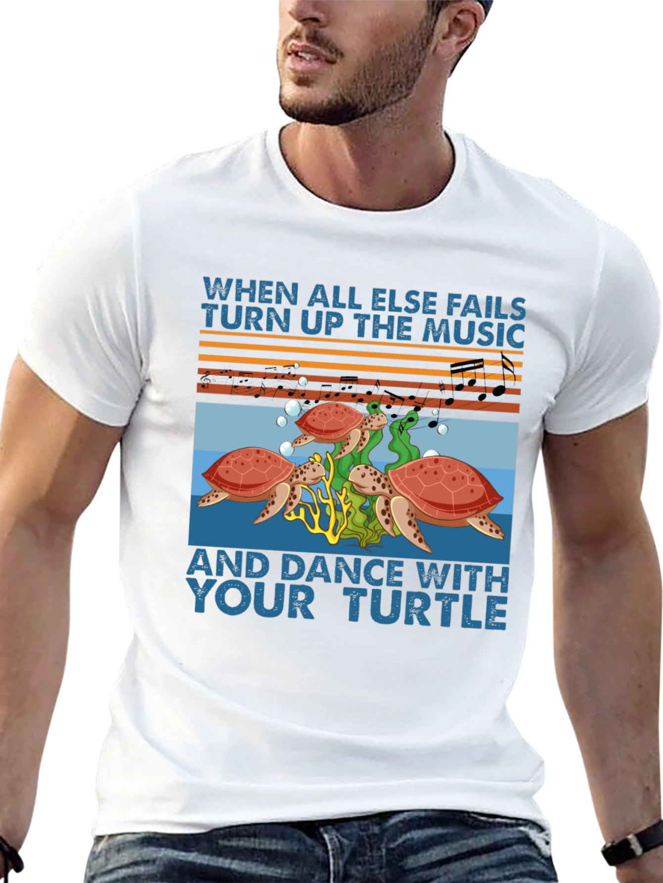 Turtle Music T-Shirt - When All Else Fails