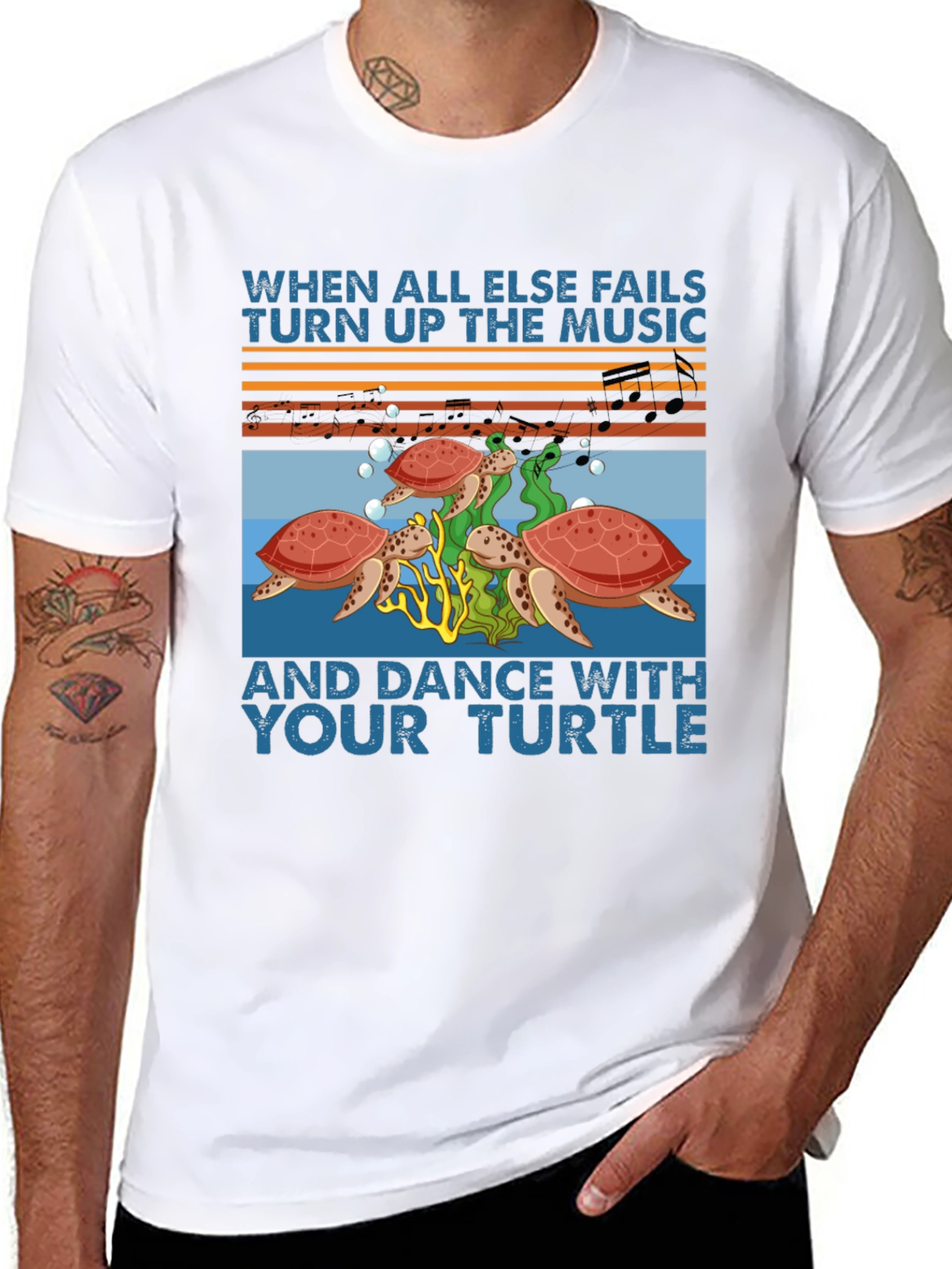 Turtle Music T-Shirt - When All Else Fails