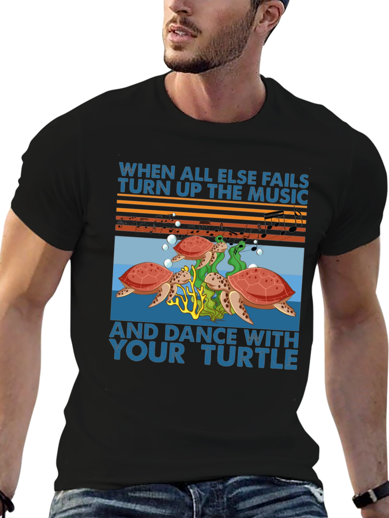 Turtle Music T-Shirt - When All Else Fails
