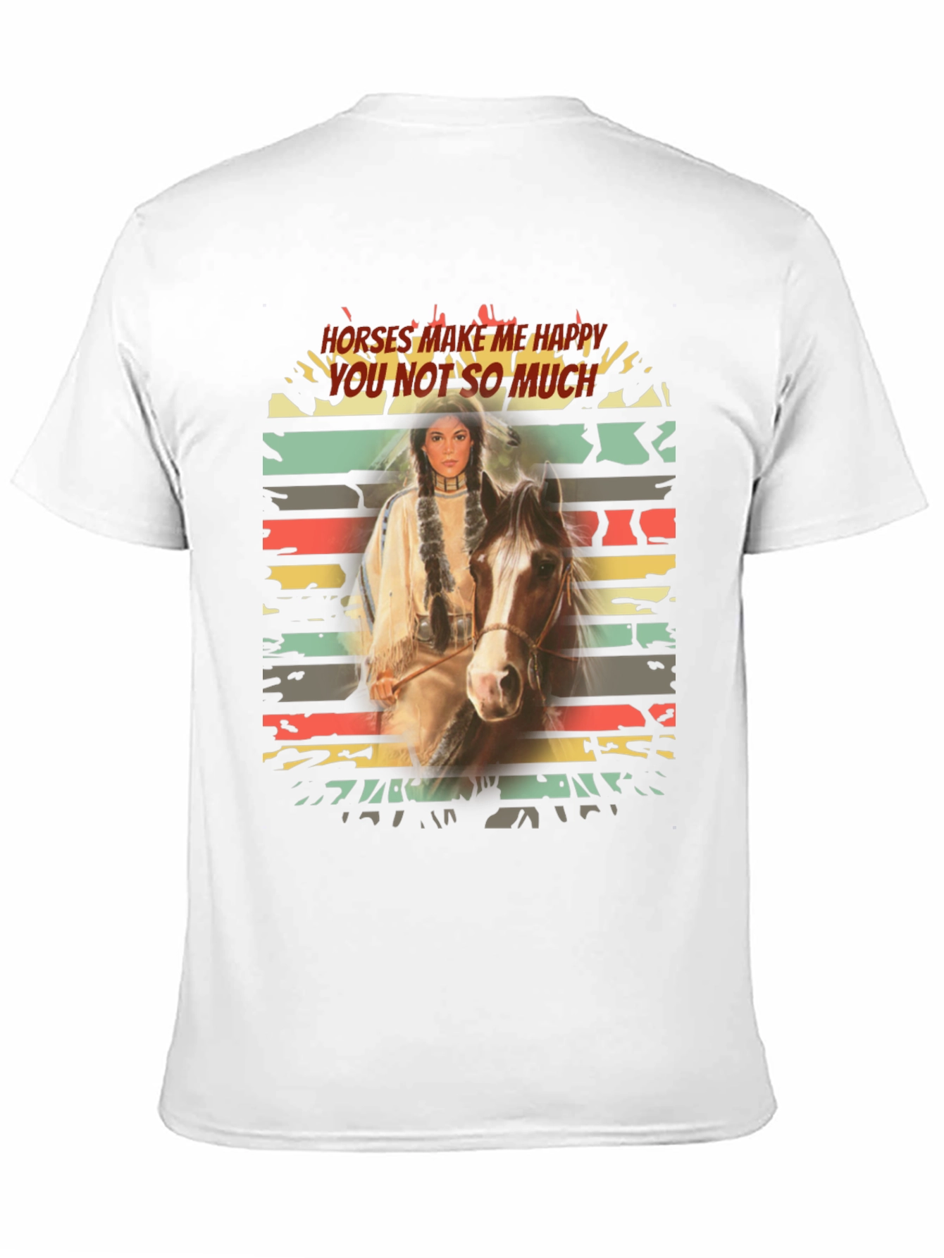 Horses Make Me Happy Graphic Tee