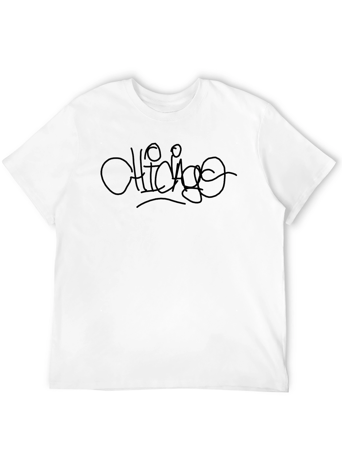 Chicago Script Graphic T-Shirt - Classic Cool
