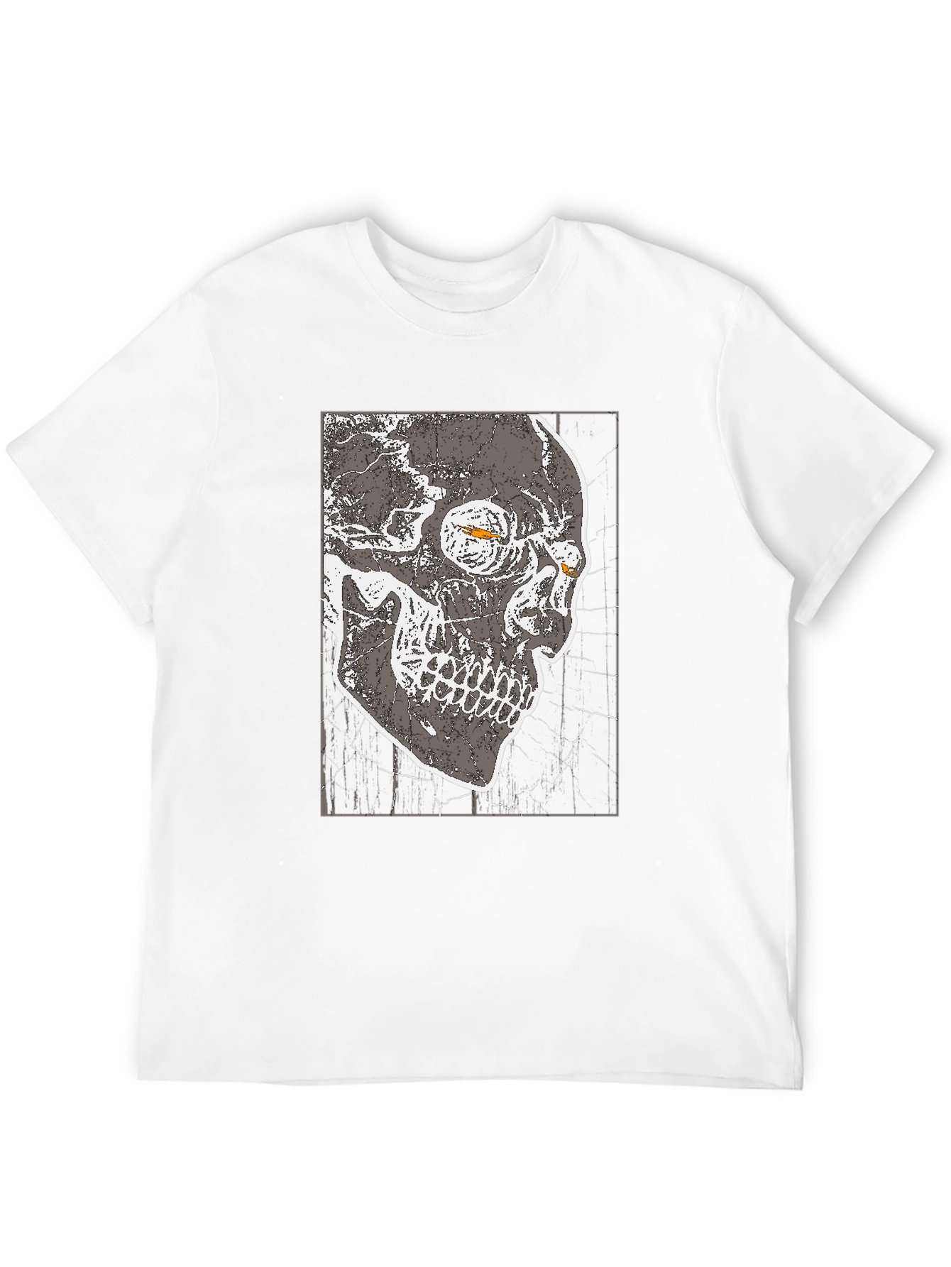 Skull Graphic Print Tee