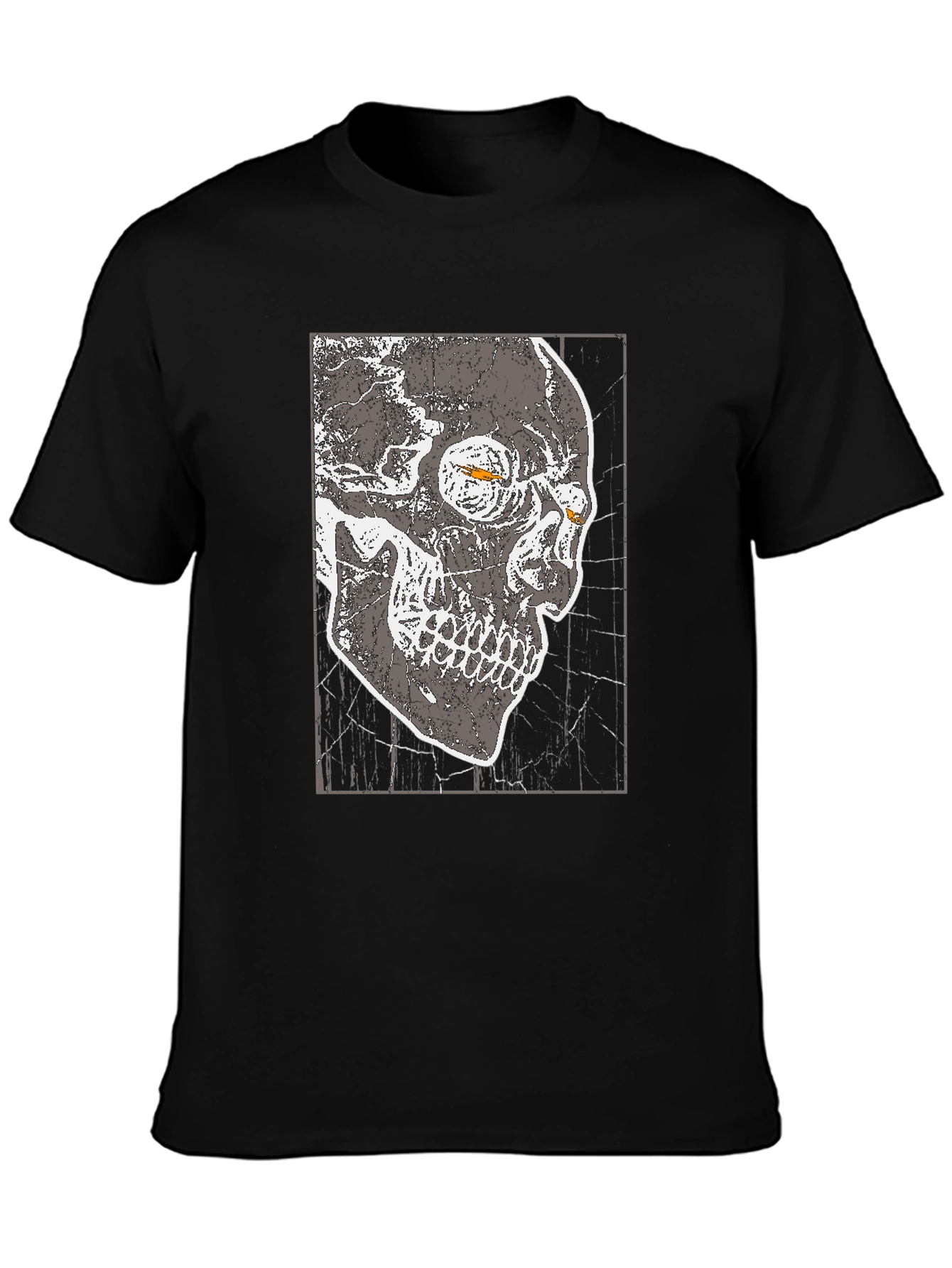 Skull Graphic Print Tee