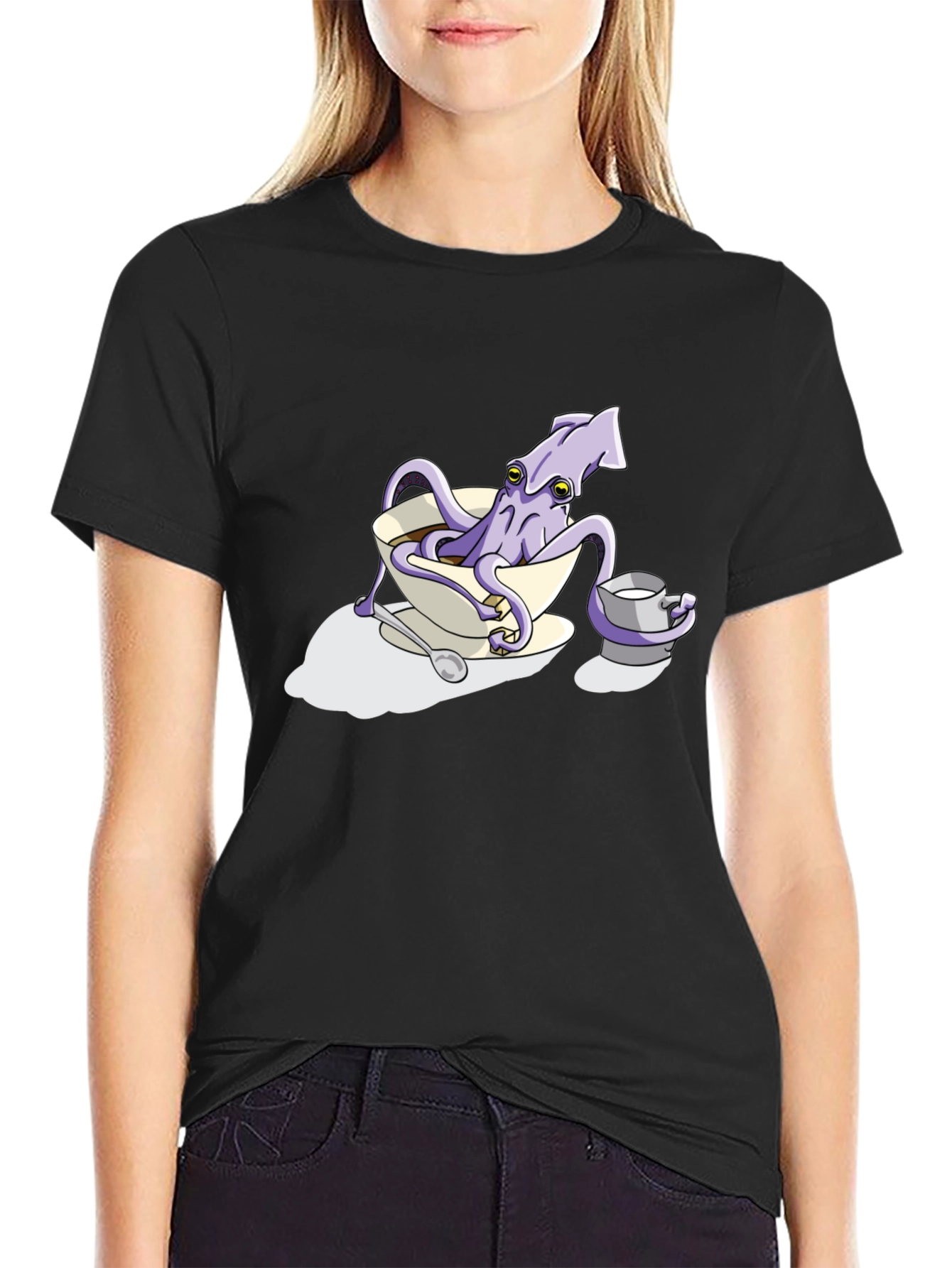 Squid in a Teacup Graphic Tee