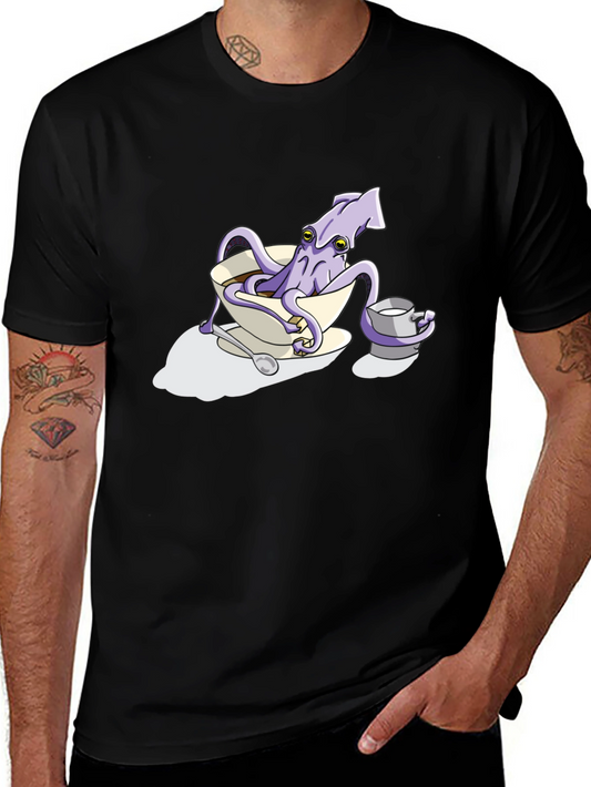 Squid in a Teacup Graphic Tee
