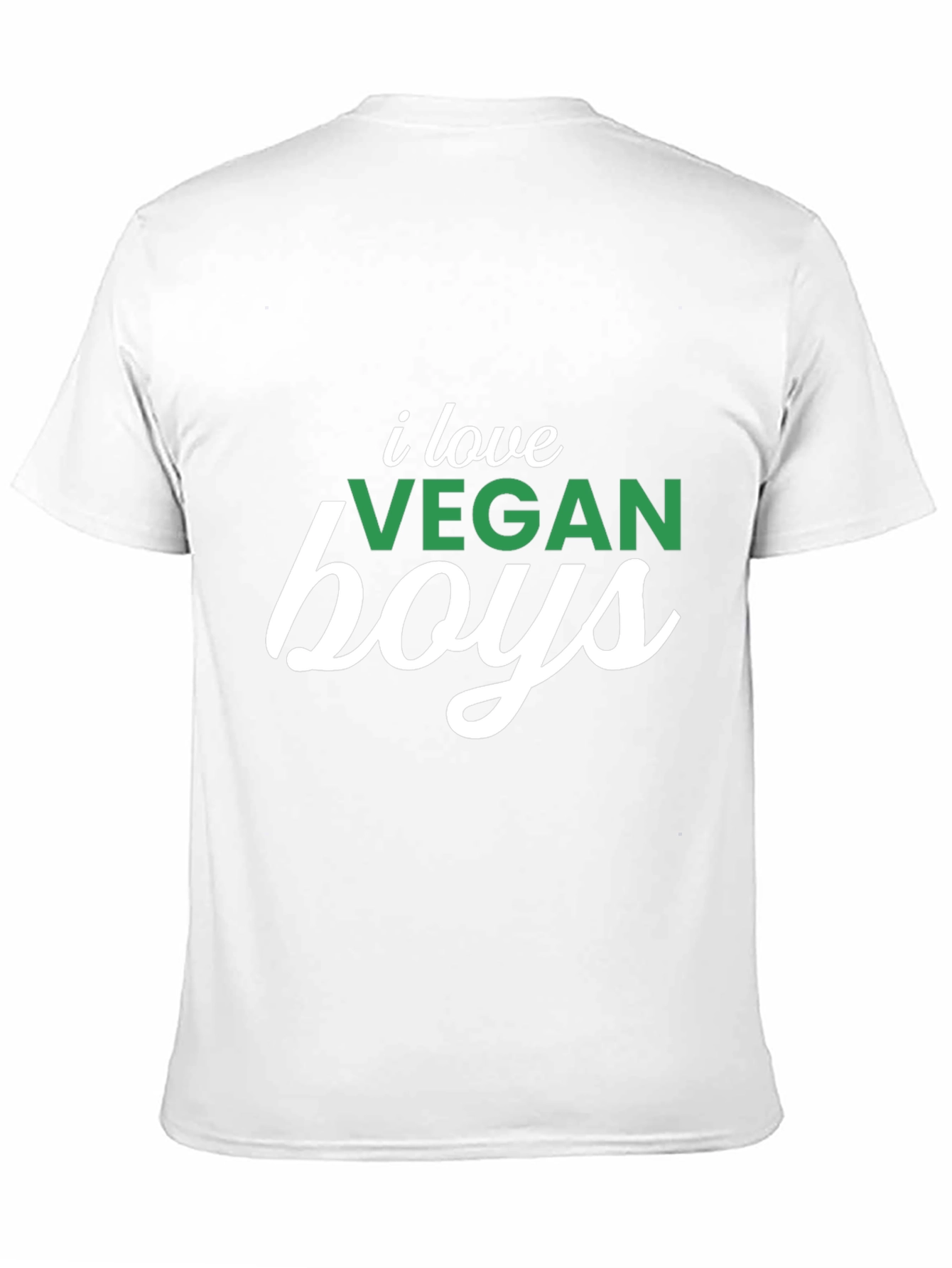 I Love Vegan Boys Graphic Tee - Unisex