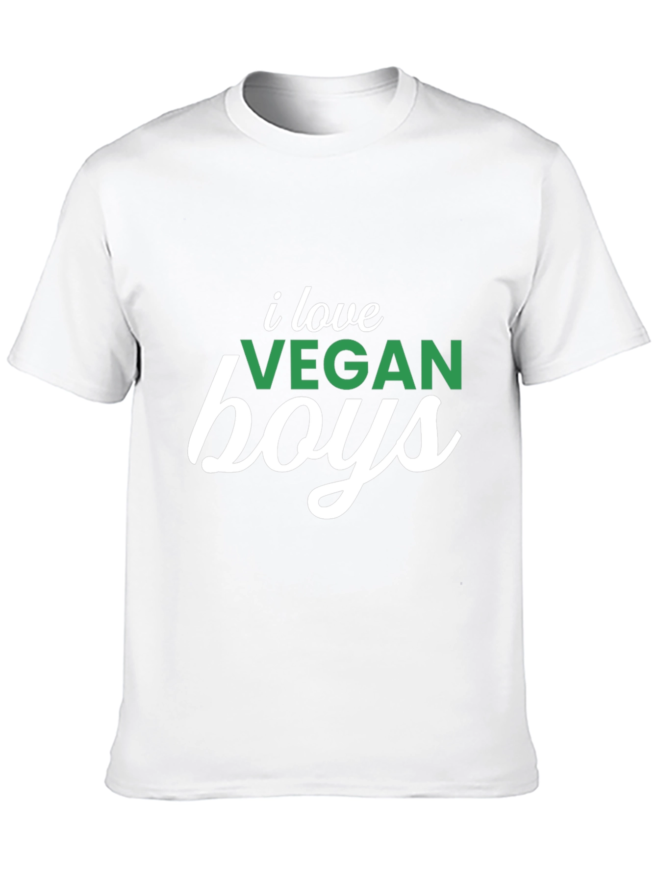 I Love Vegan Boys Graphic Tee - Unisex
