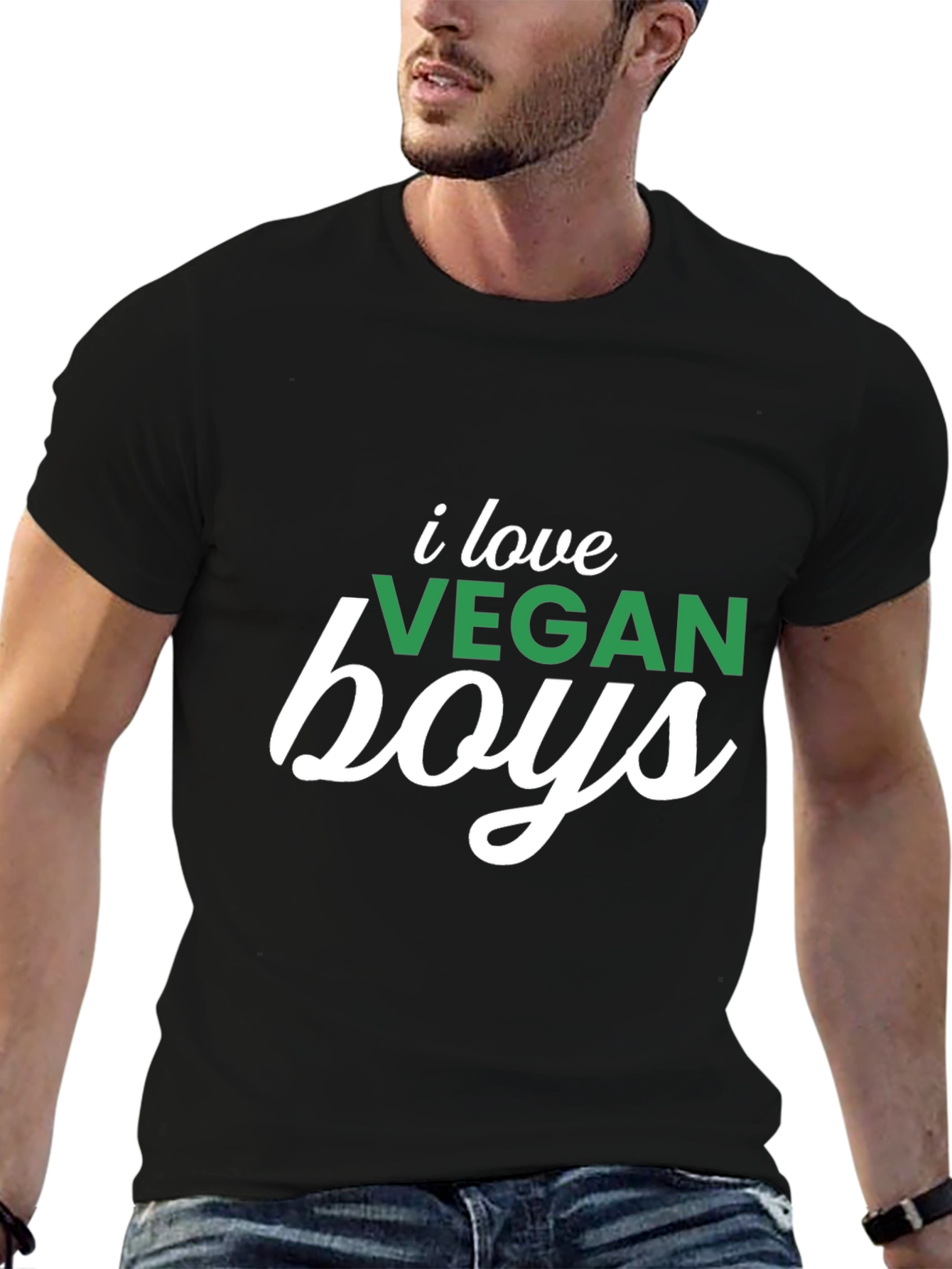 I Love Vegan Boys Graphic Tee - Unisex