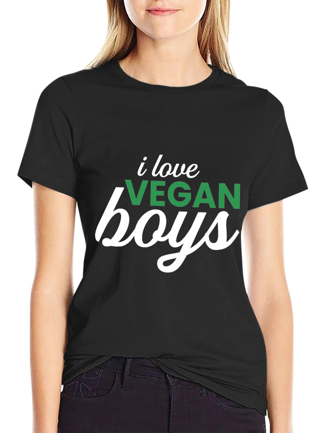 I Love Vegan Boys Graphic Tee - Unisex