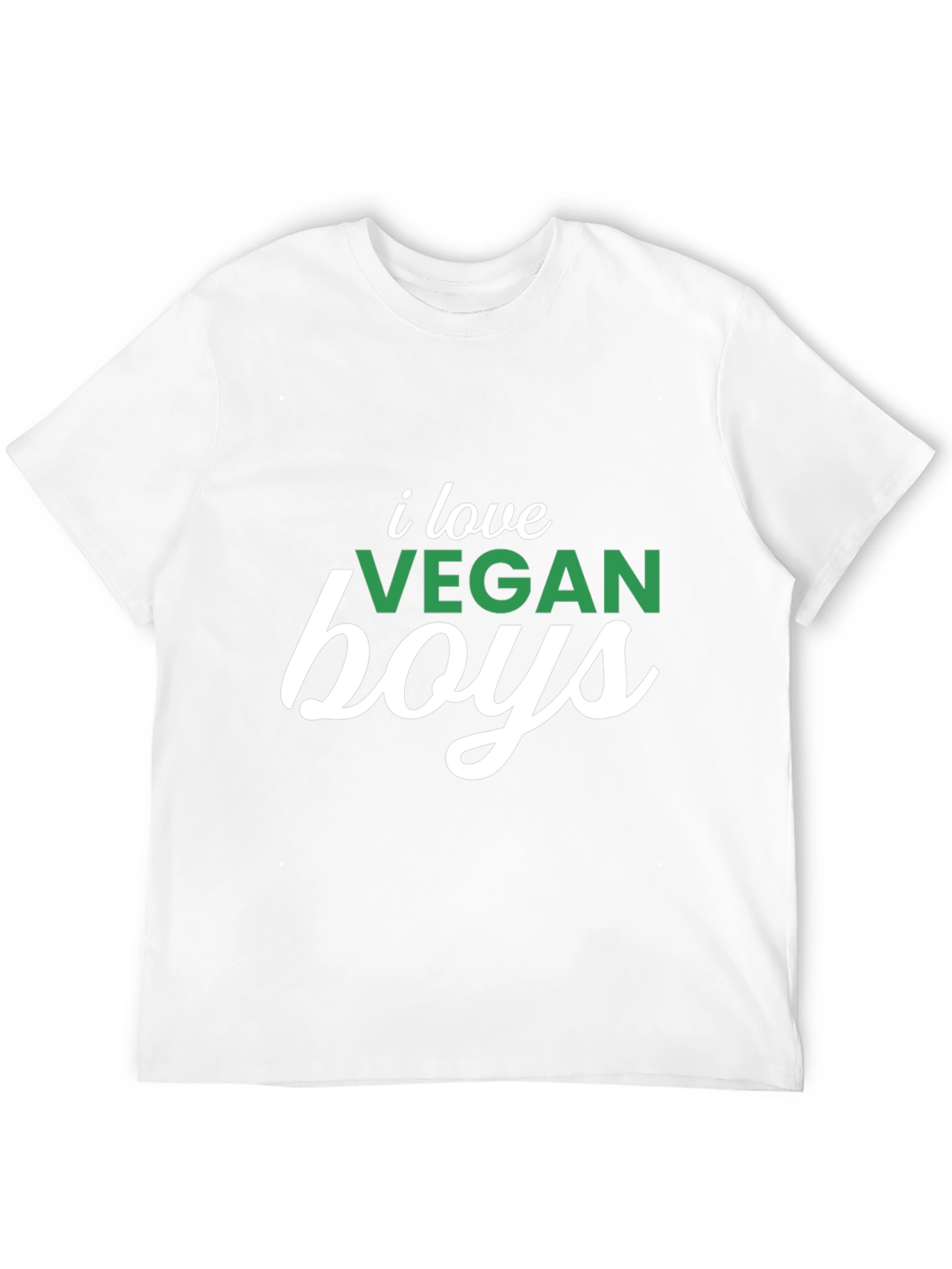 I Love Vegan Boys Graphic Tee - Unisex
