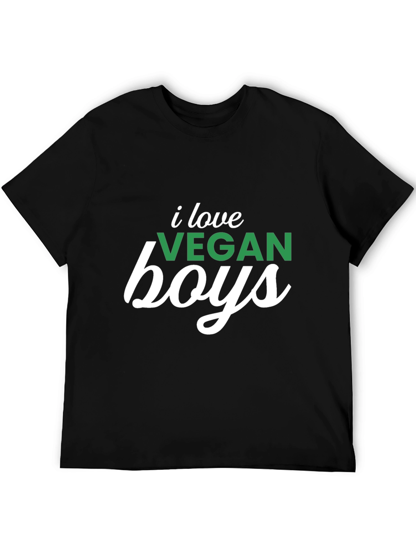 I Love Vegan Boys Graphic Tee - Unisex