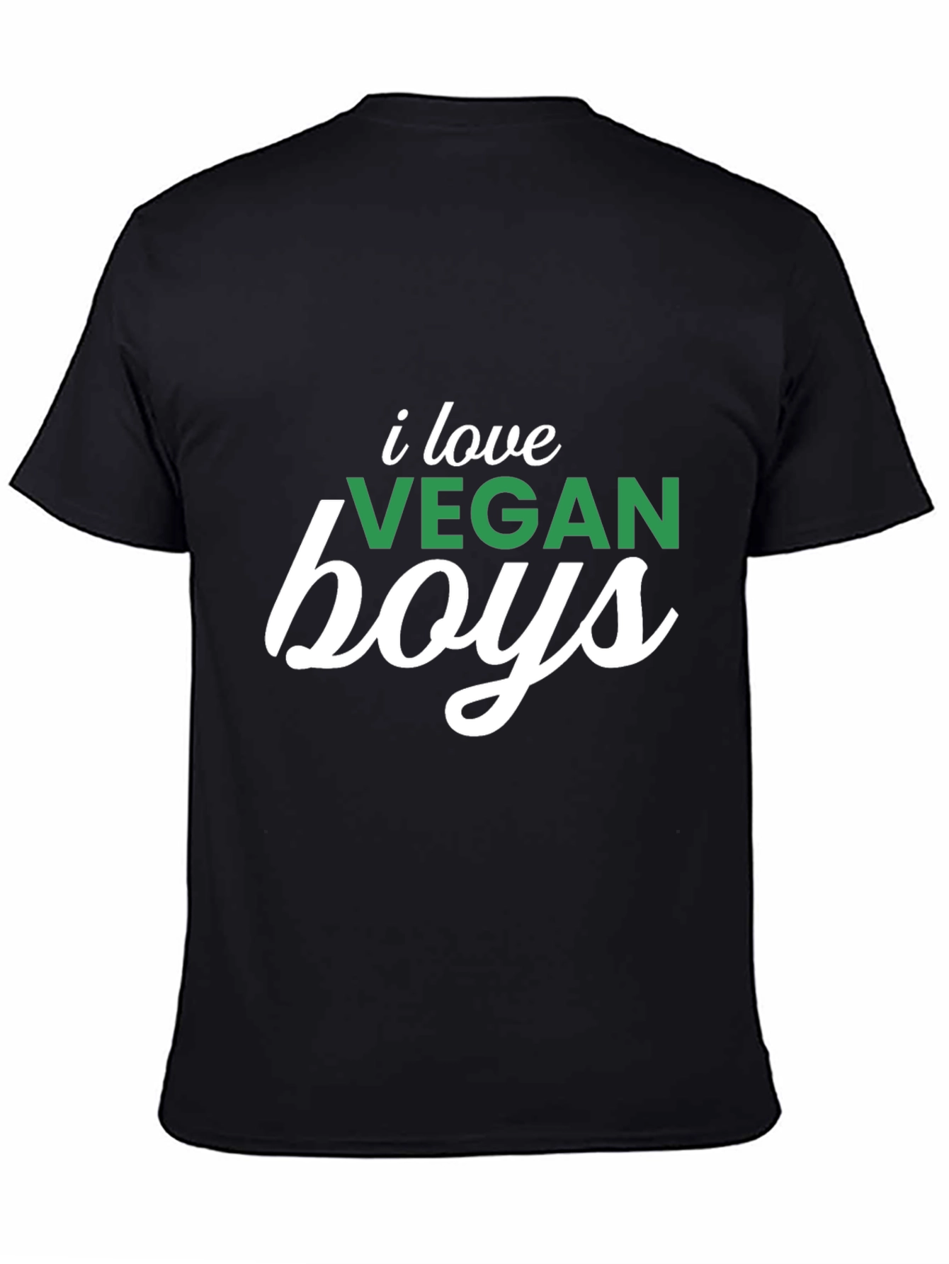 I Love Vegan Boys Graphic Tee - Unisex