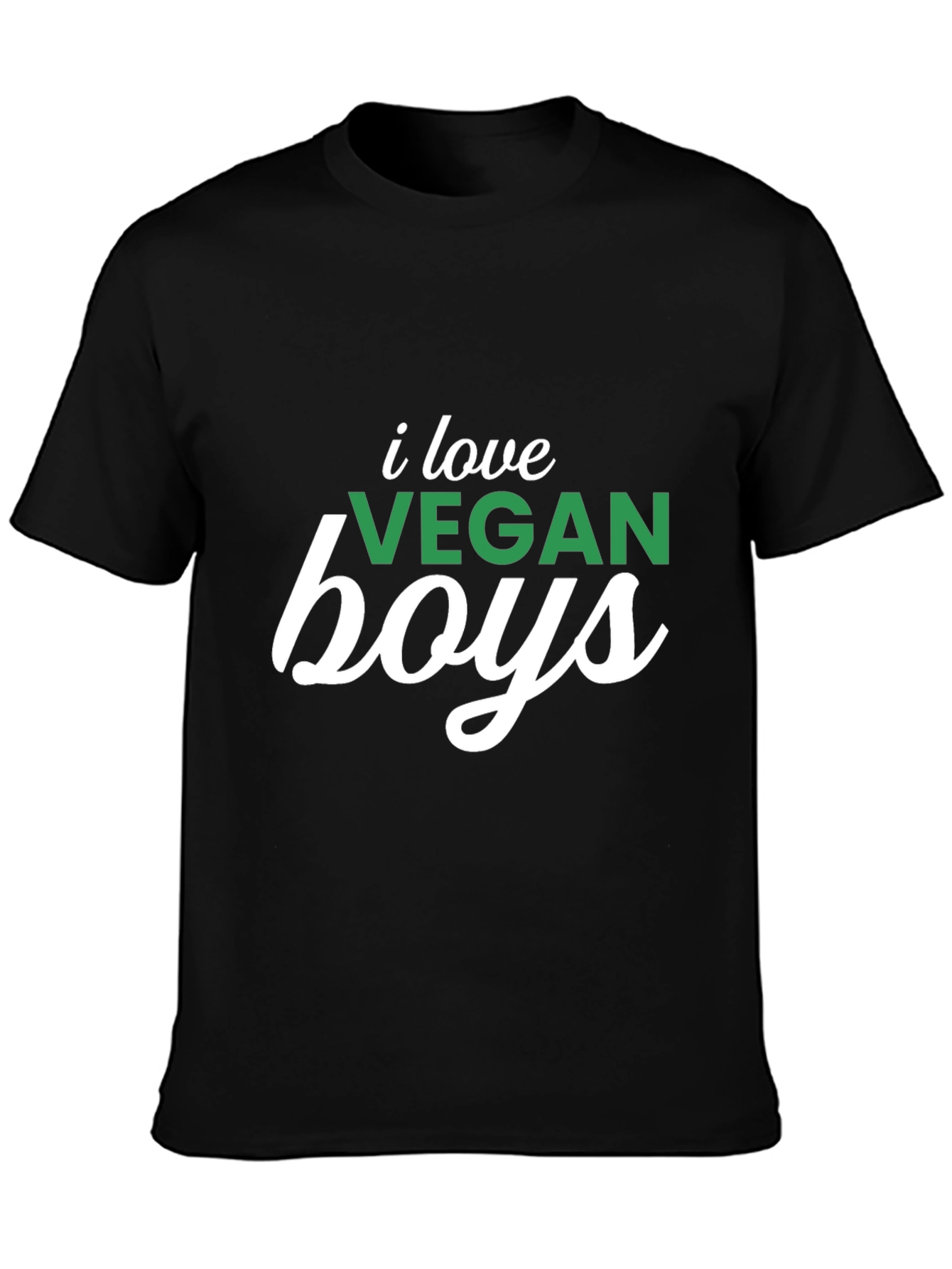 I Love Vegan Boys Graphic Tee - Unisex