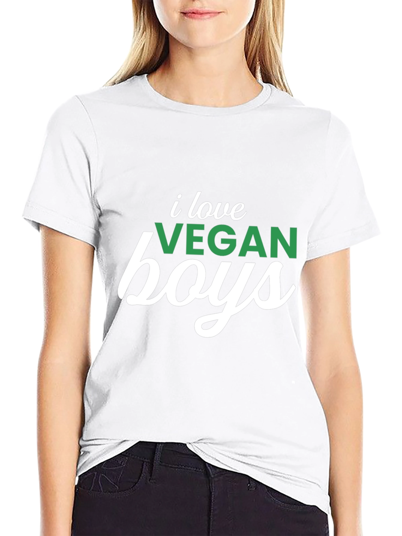 I Love Vegan Boys Graphic Tee - Unisex