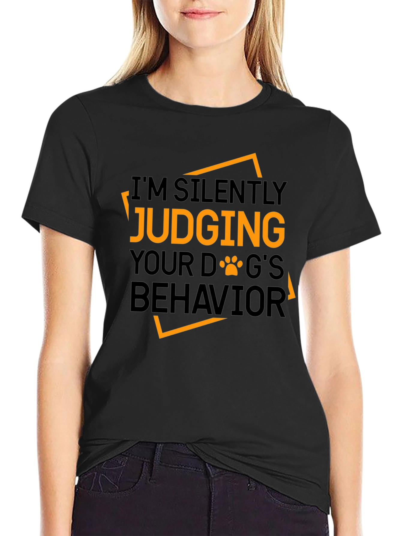 Silently Judging Dog Behavior T-Shirt