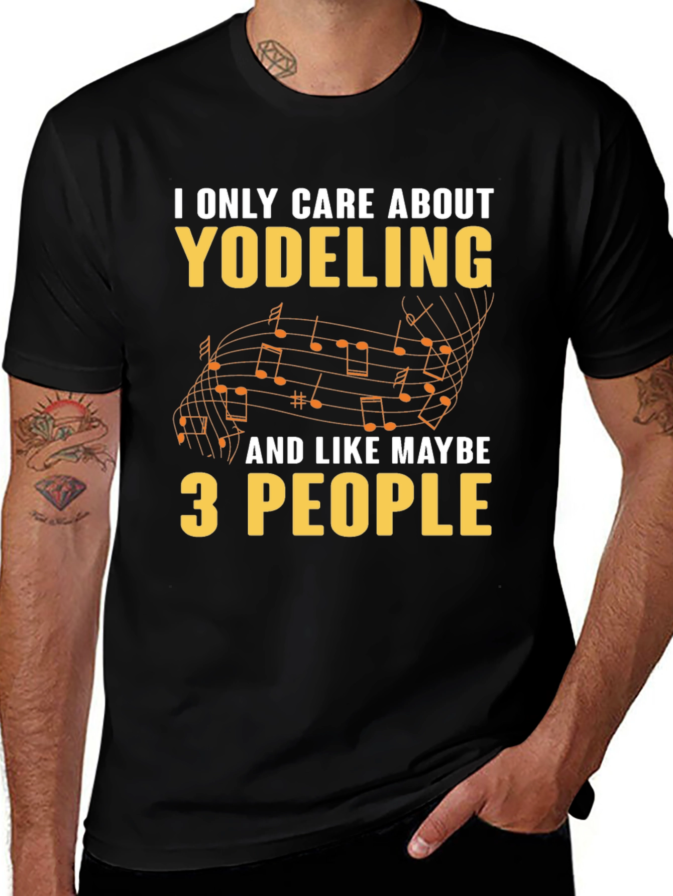 Yodeling Fan T-Shirt - I Only Care About Yodeling