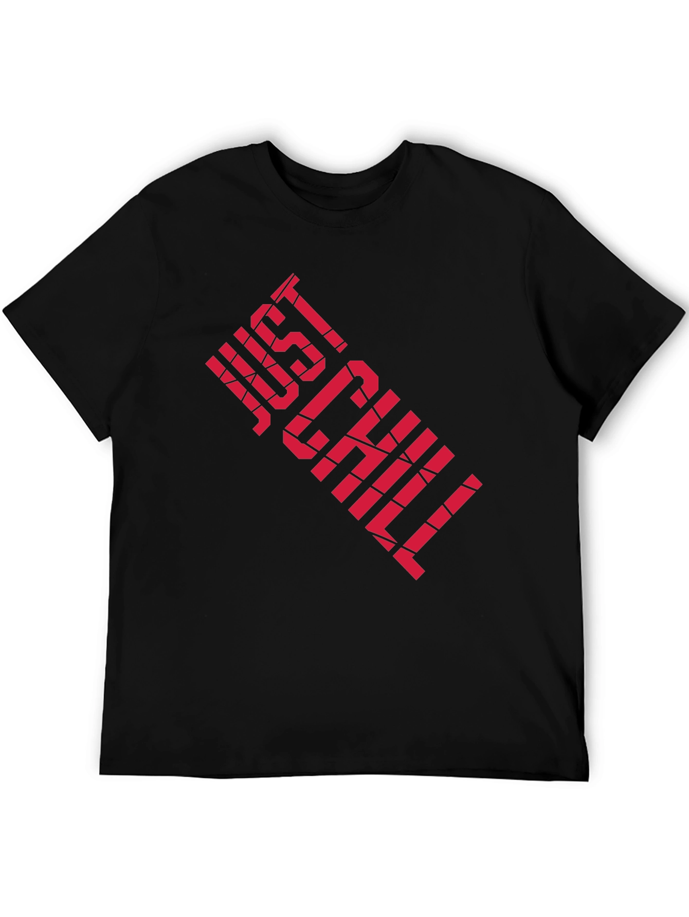 Just Chill Graphic Tee - Black