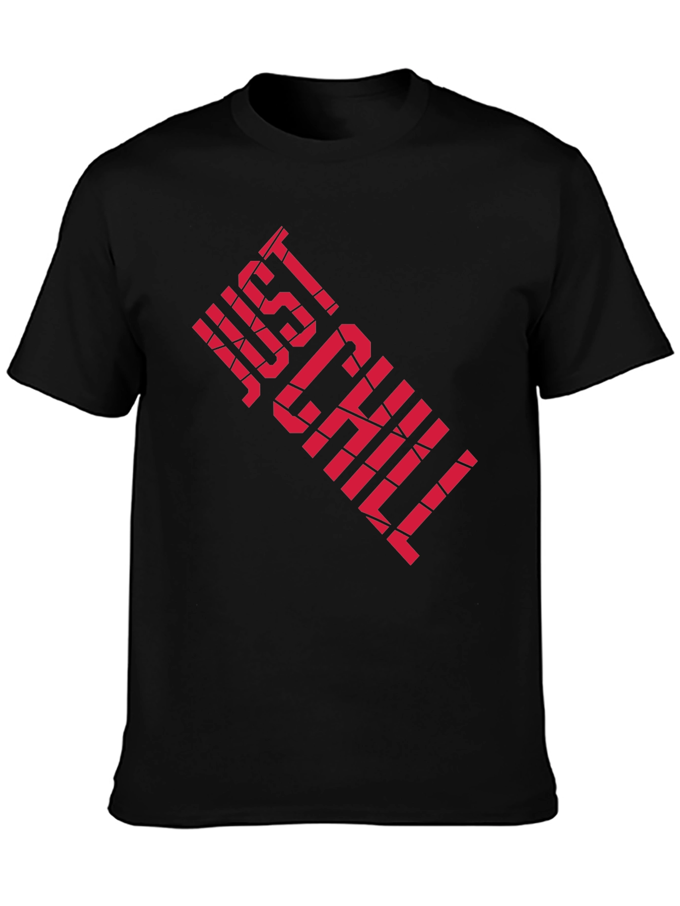 Just Chill Graphic Tee - Black