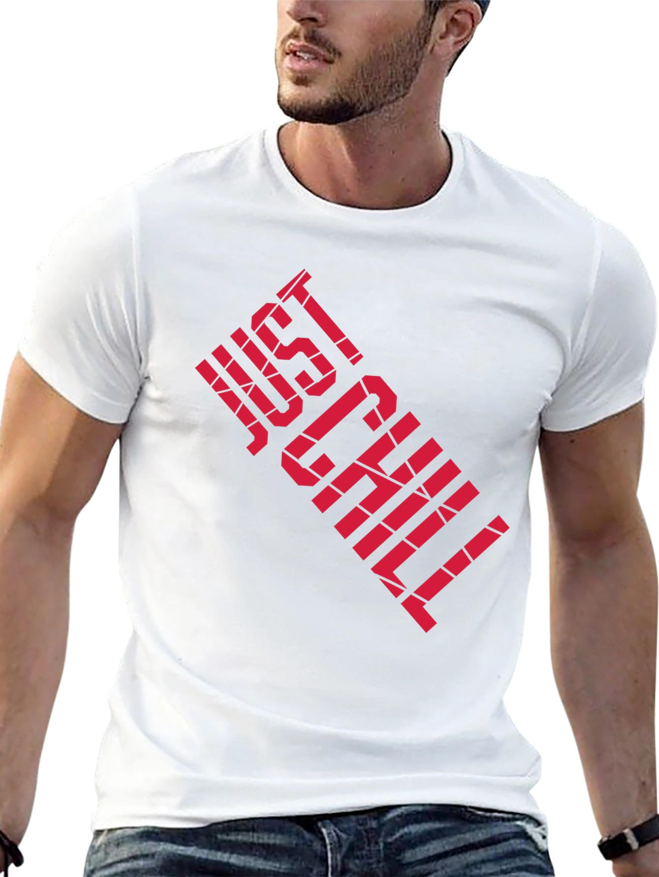 Just Chill Graphic Tee - Black