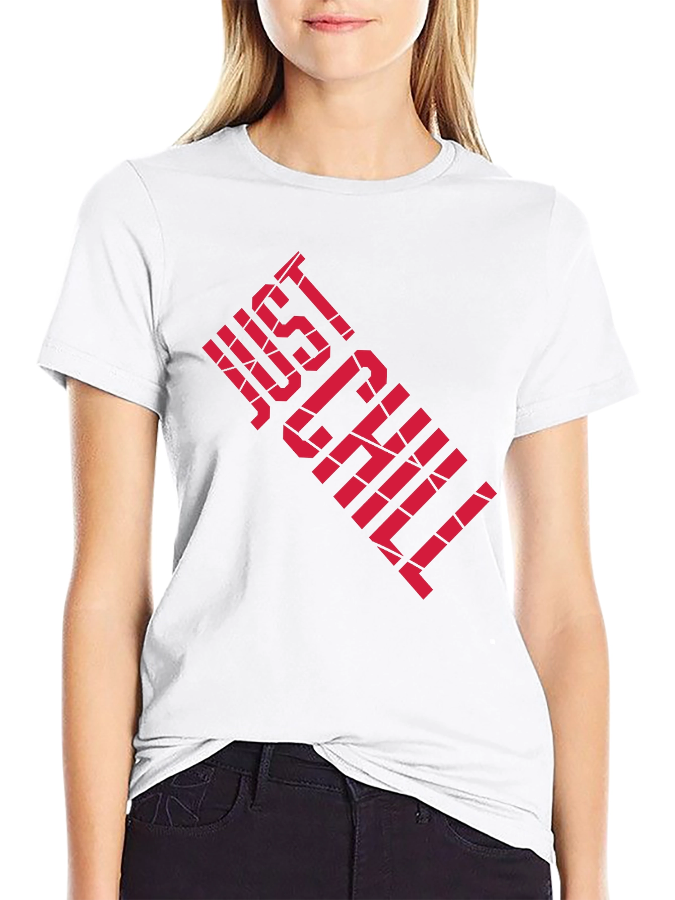 Just Chill Graphic Tee - Black