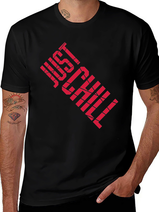 Just Chill Graphic Tee - Black